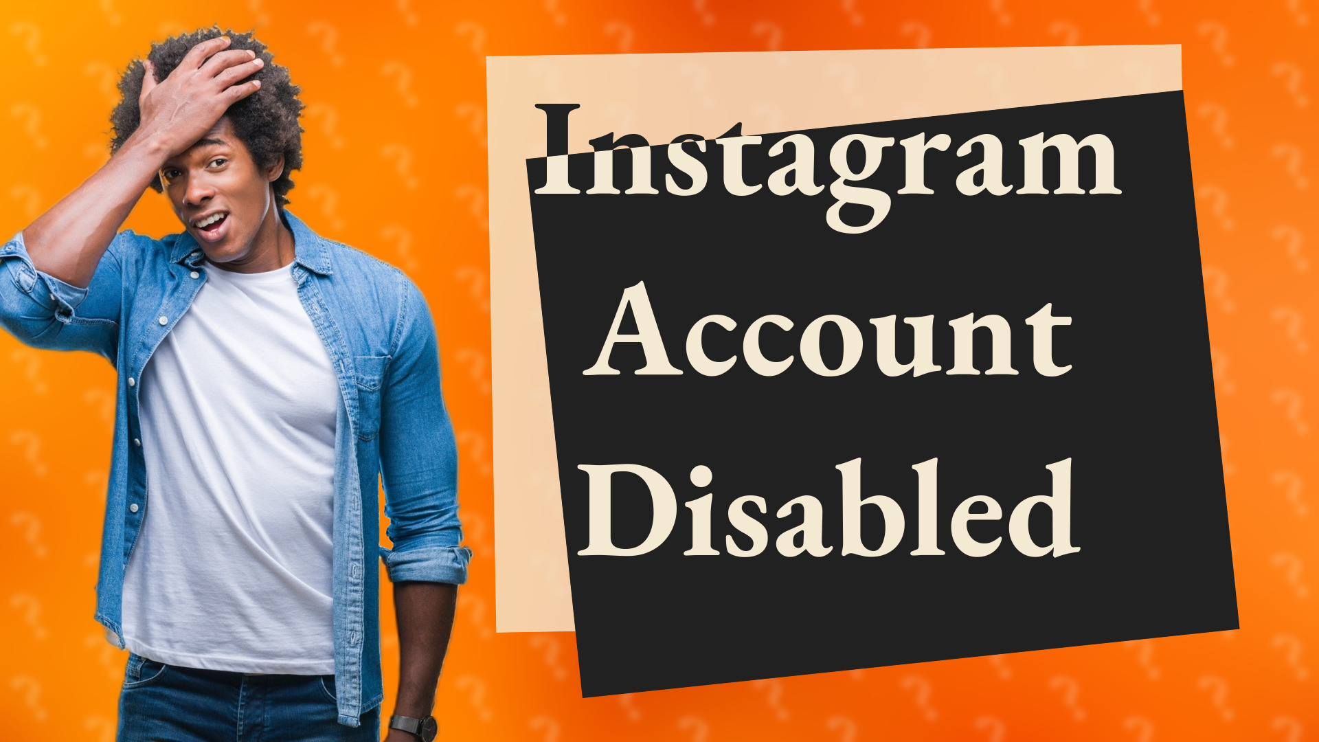 Instagram Account Disabled