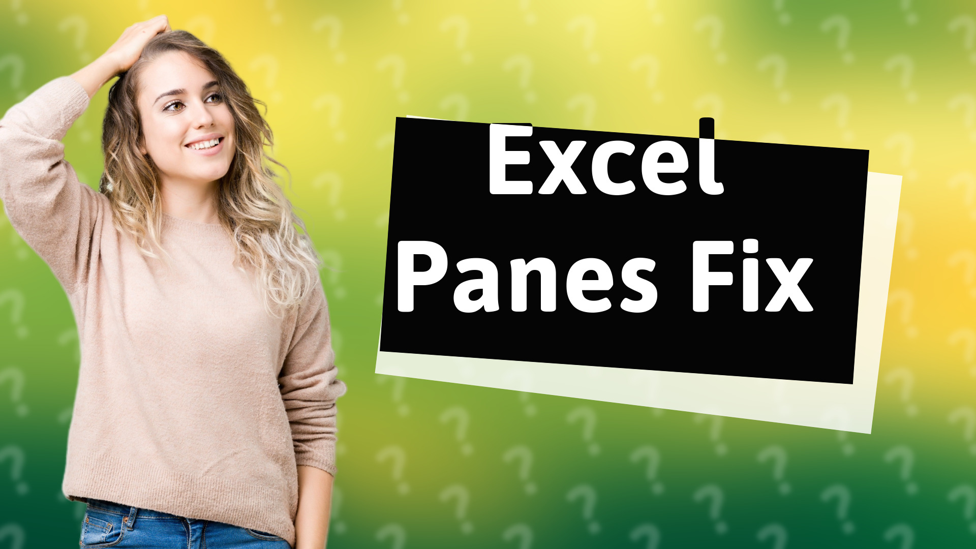 Excel Panes Fix