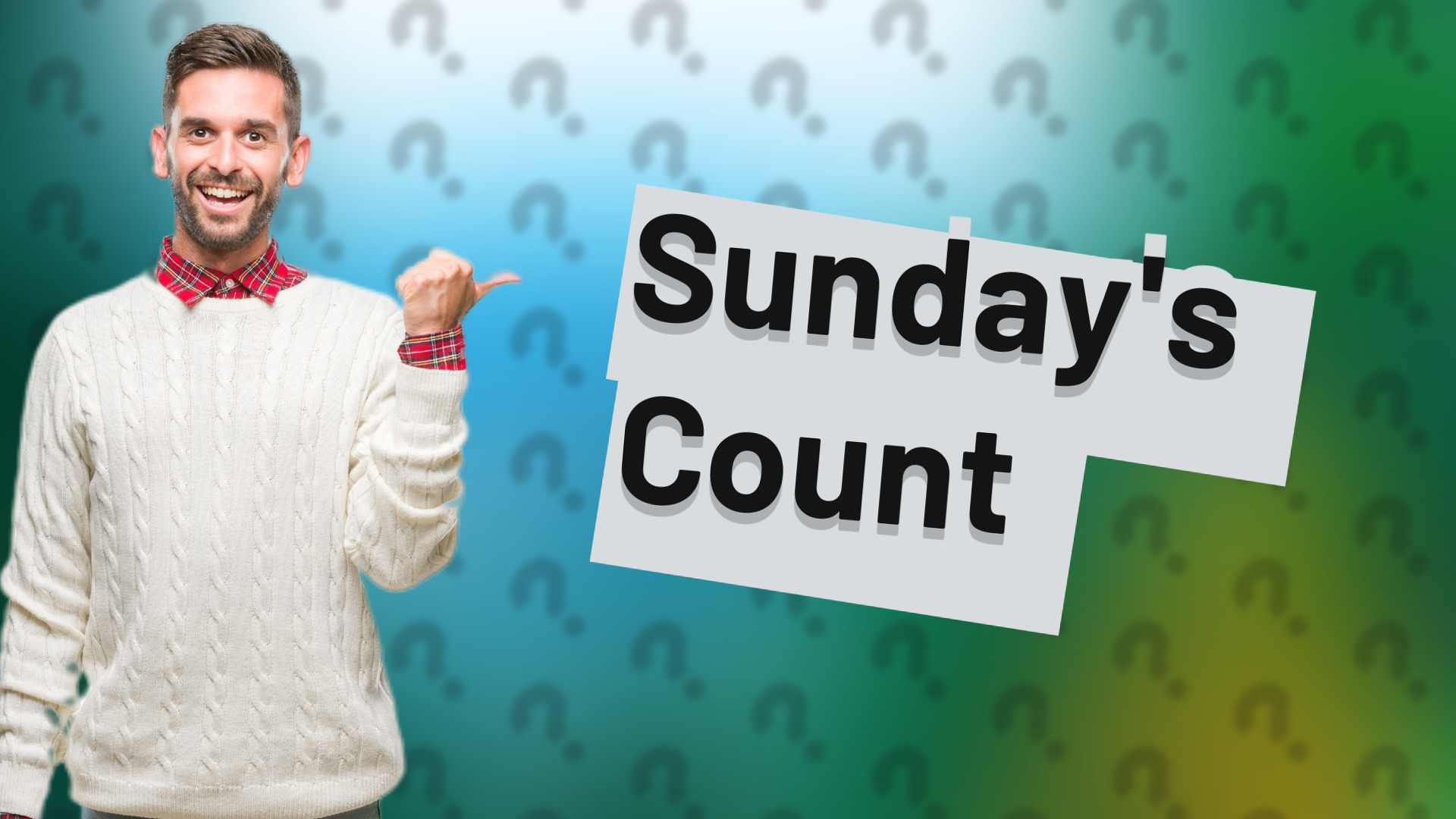 Sunday's Count