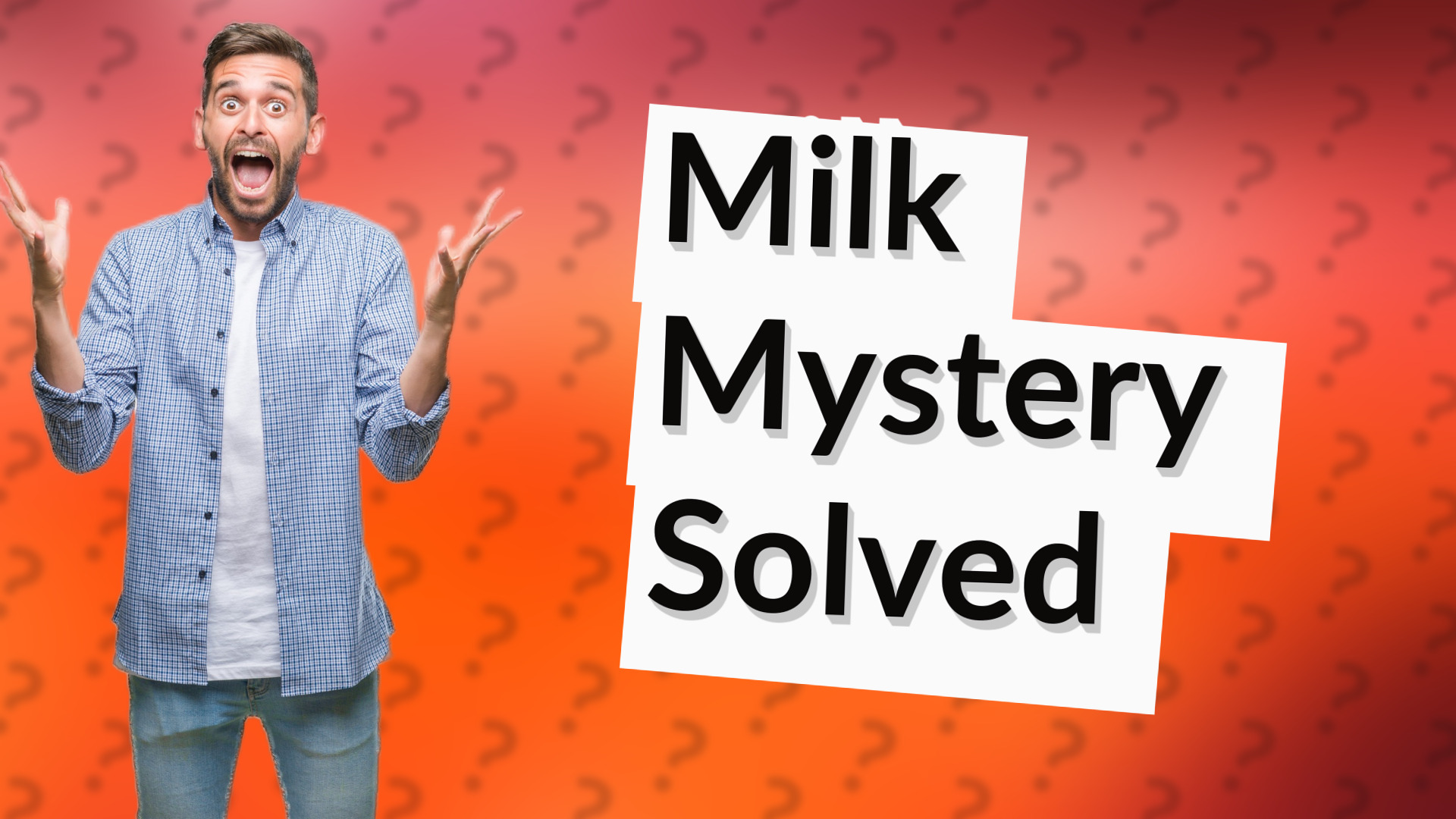Milk Mystery Solved
