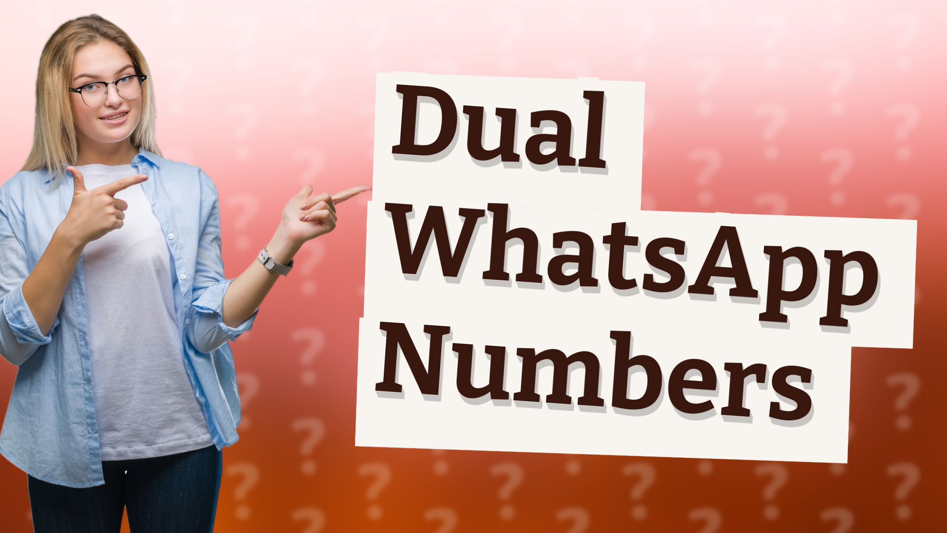 Dual WhatsApp Numbers