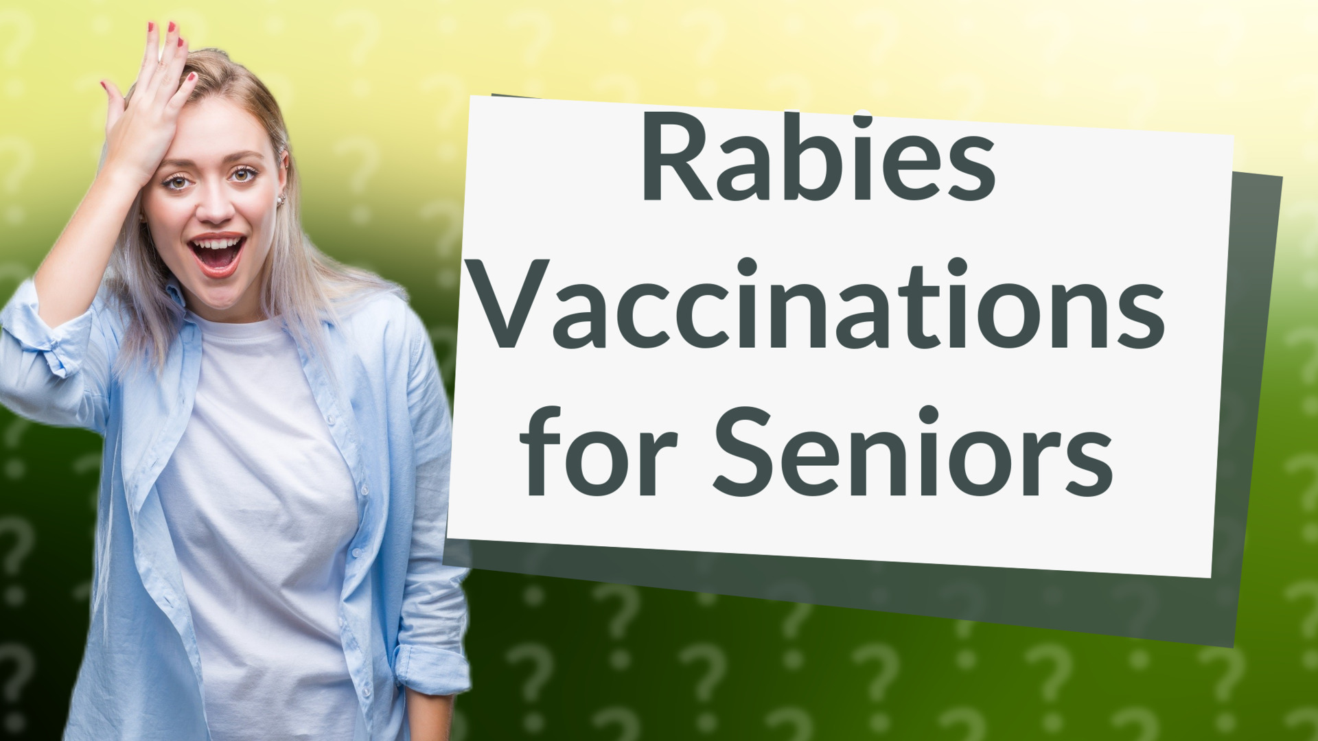 Rabies Vaccinations for Seniors
