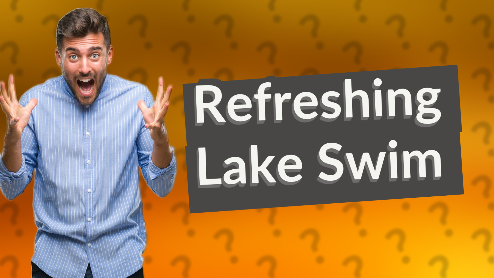 Refreshing Lake Swim
