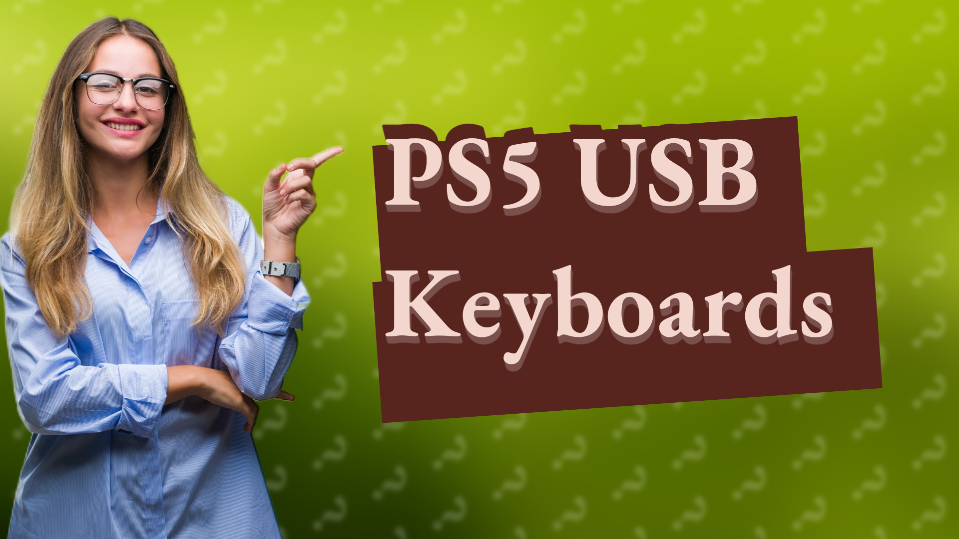 PS5 USB Keyboards
