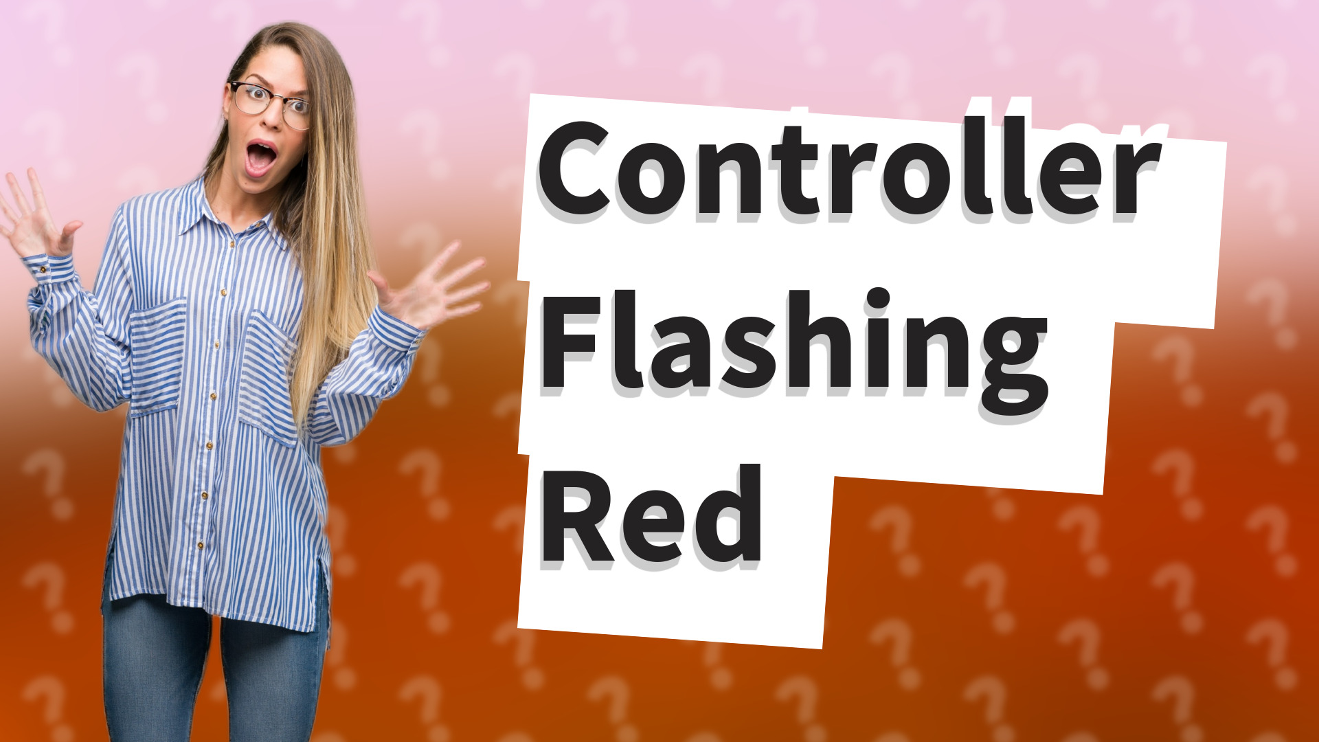 Controller Flashing Red