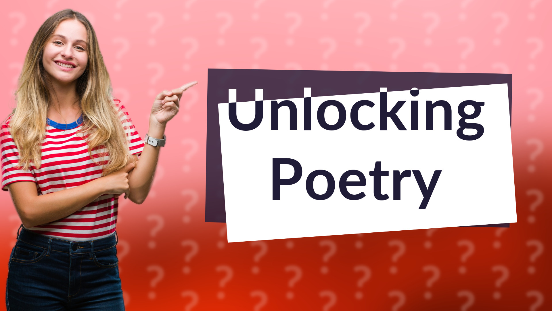 Unlocking Poetry