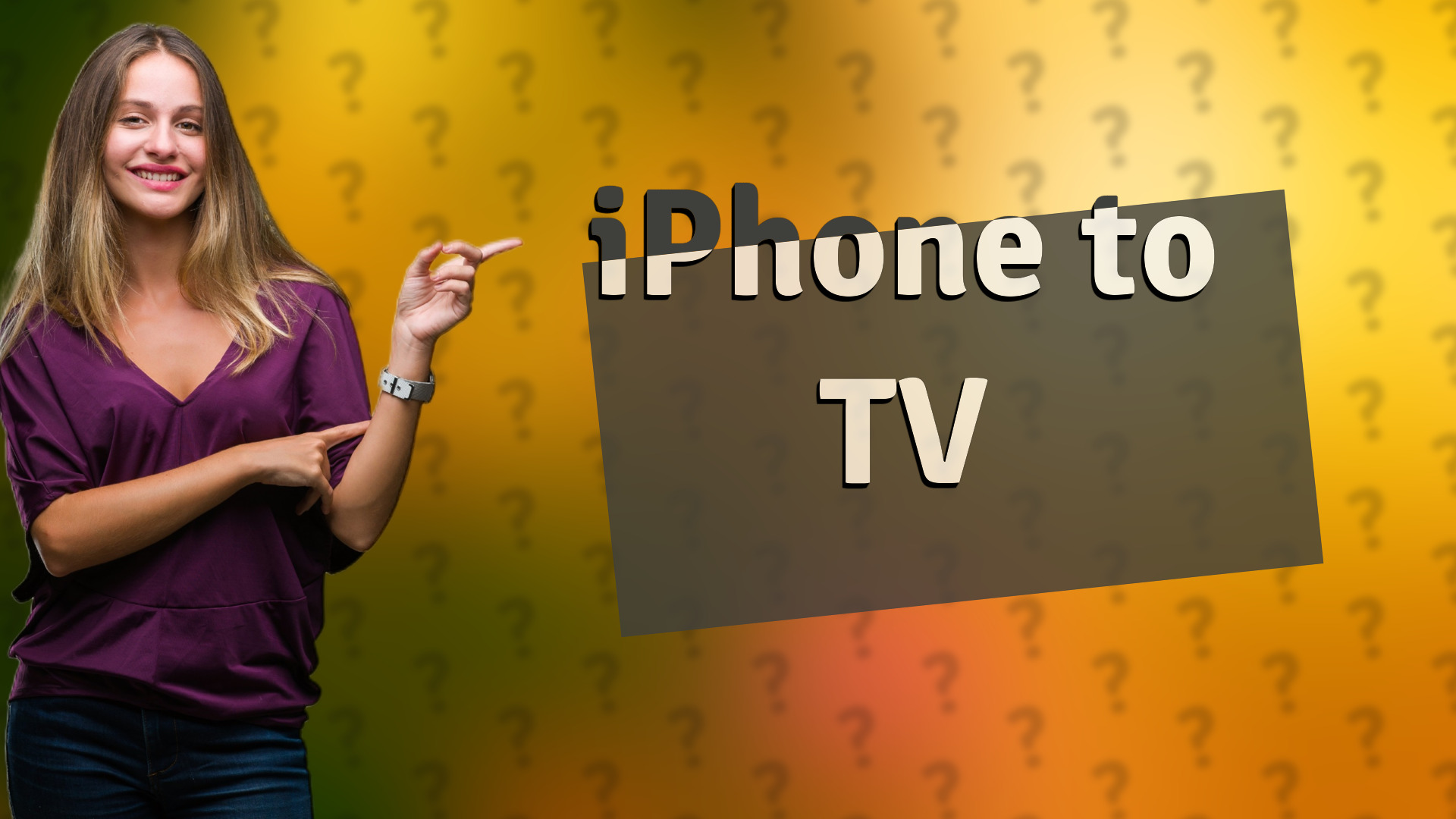 iPhone to TV