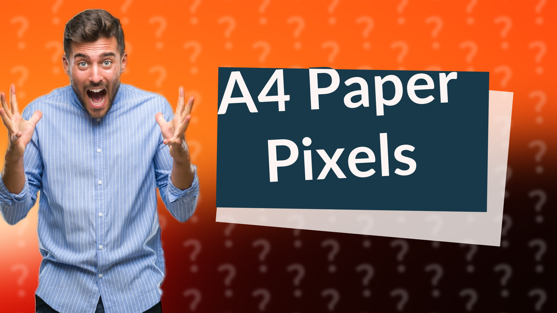 A4 Paper Pixels