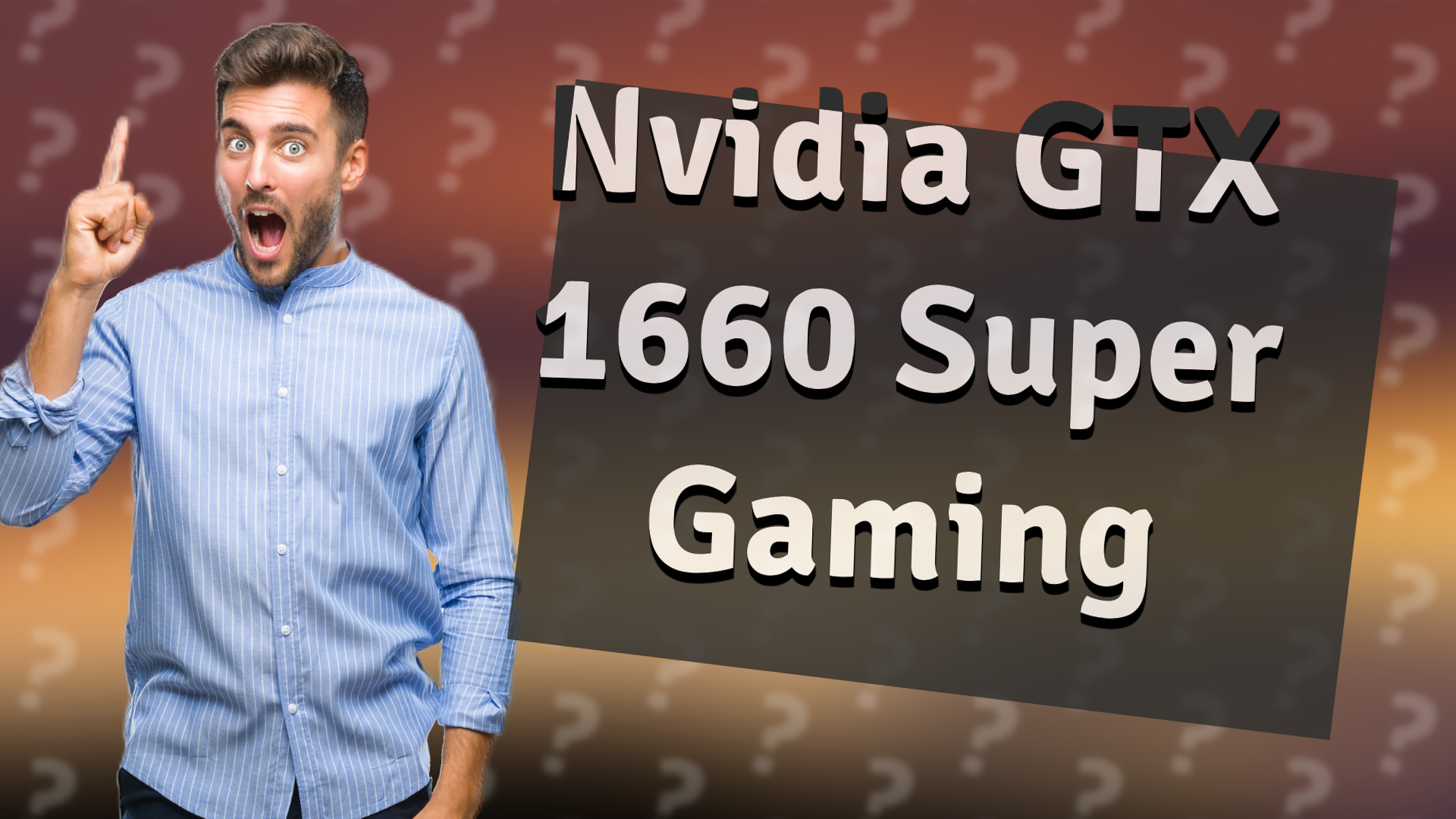 Nvidia GTX 1660 Super Gaming