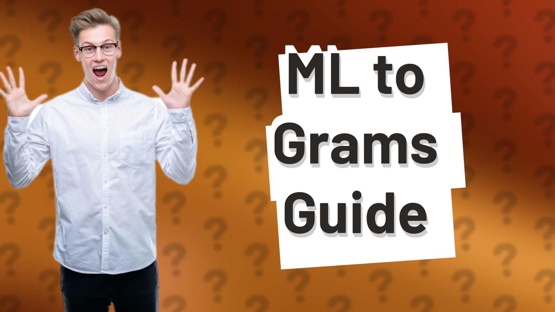 ML to Grams Guide