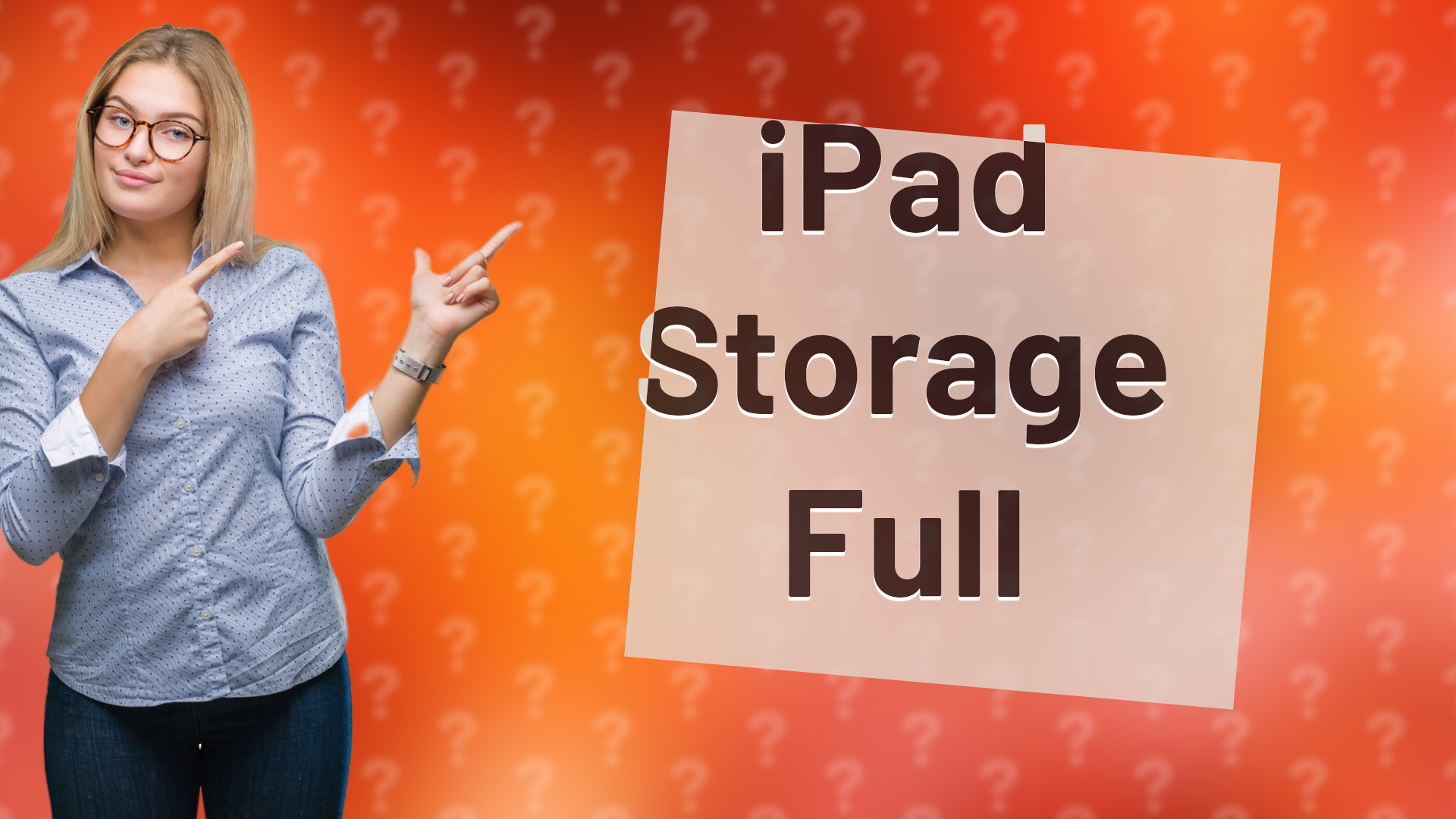 iPad Storage Full