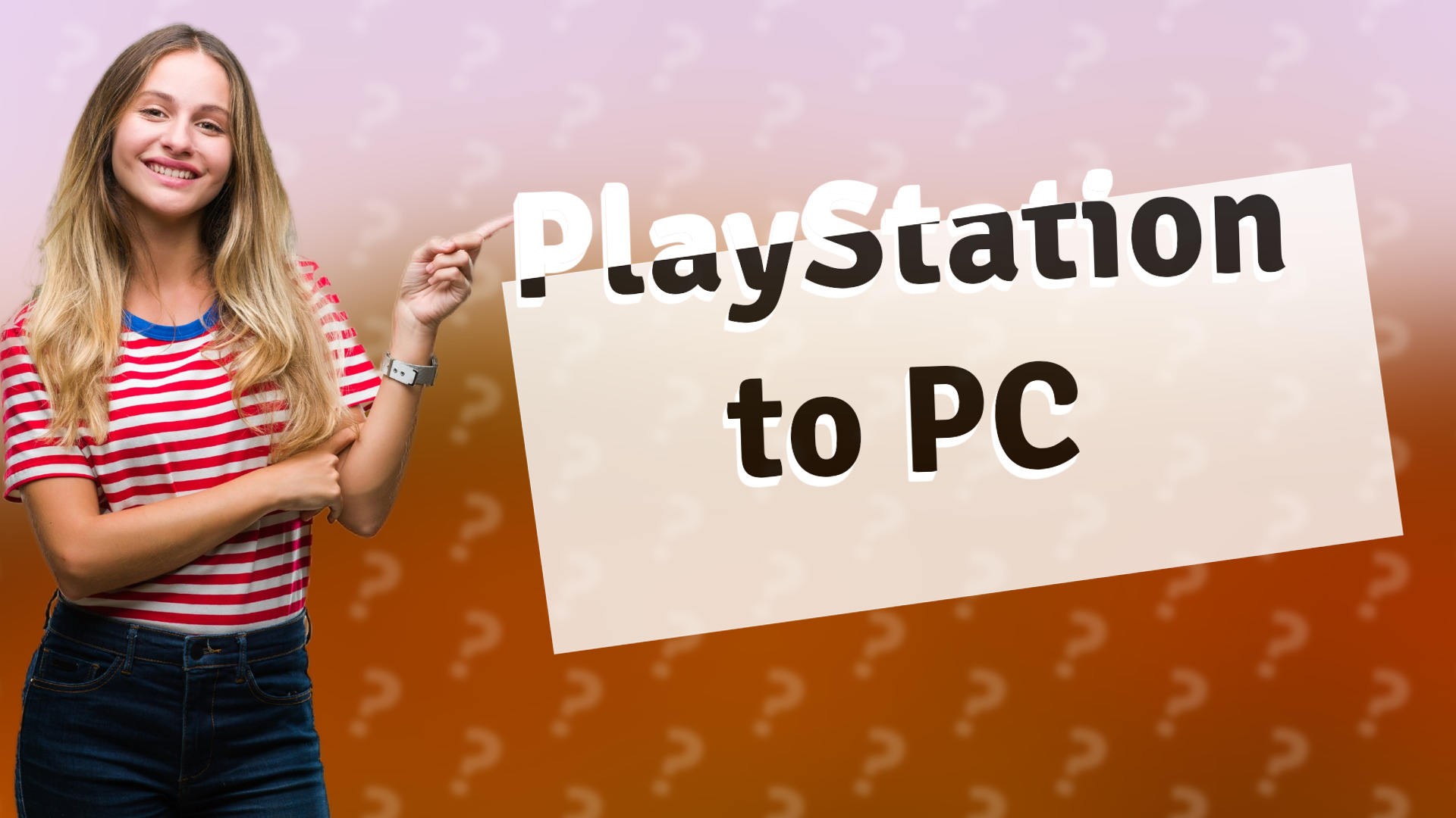 PlayStation to PC