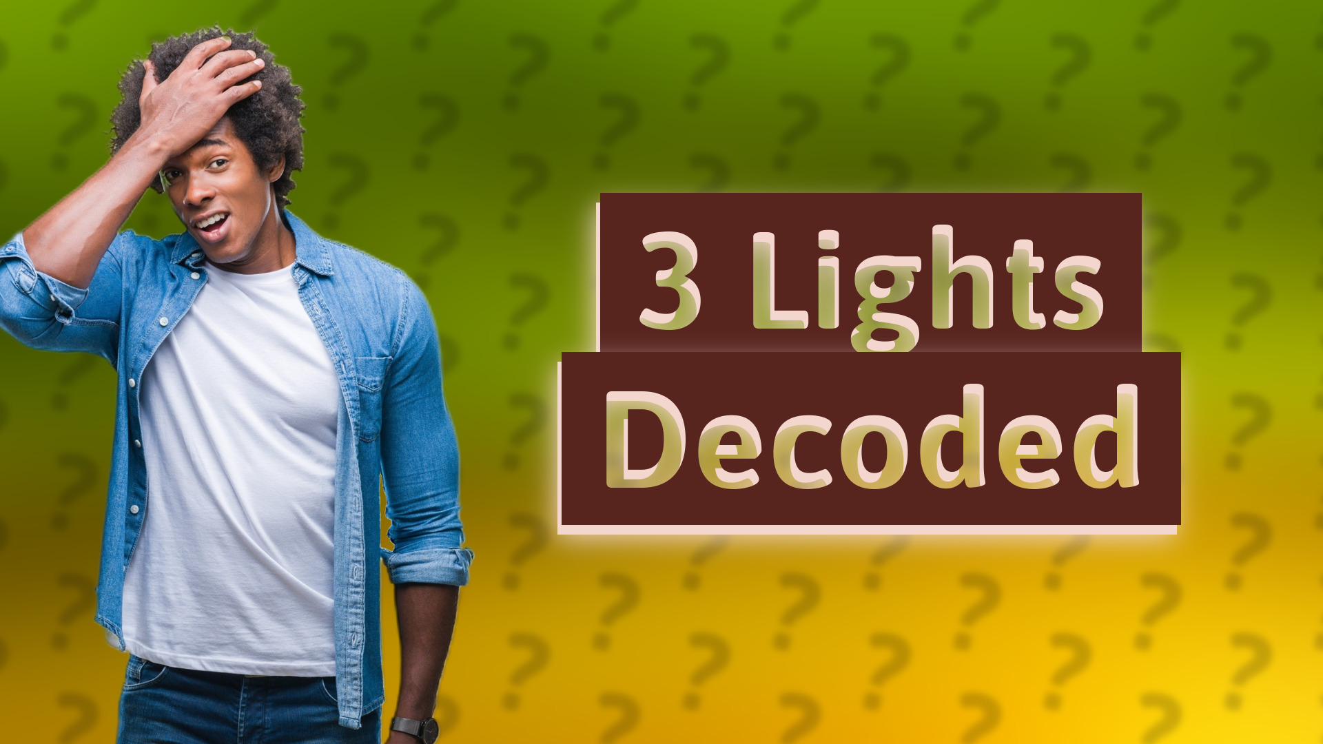 3 Lights Decoded