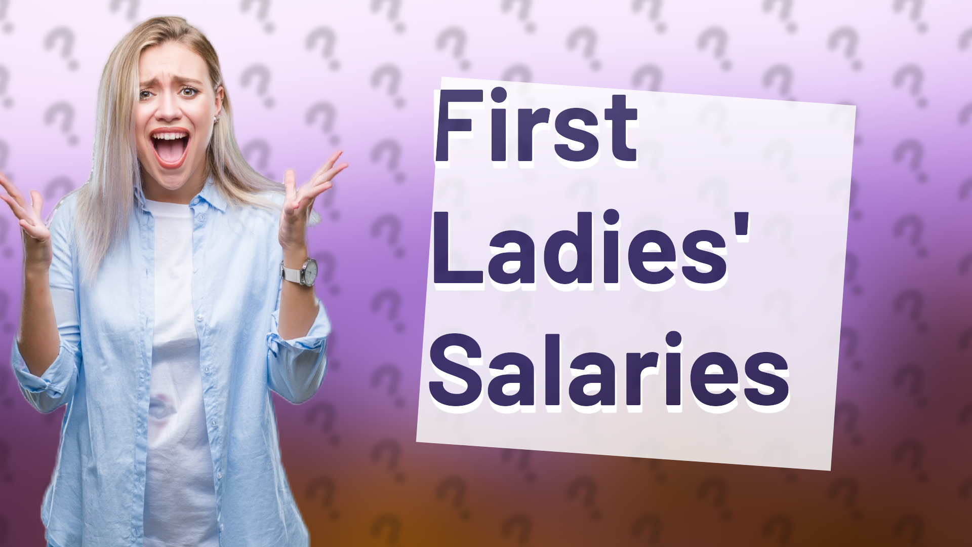 First Ladies' Salaries