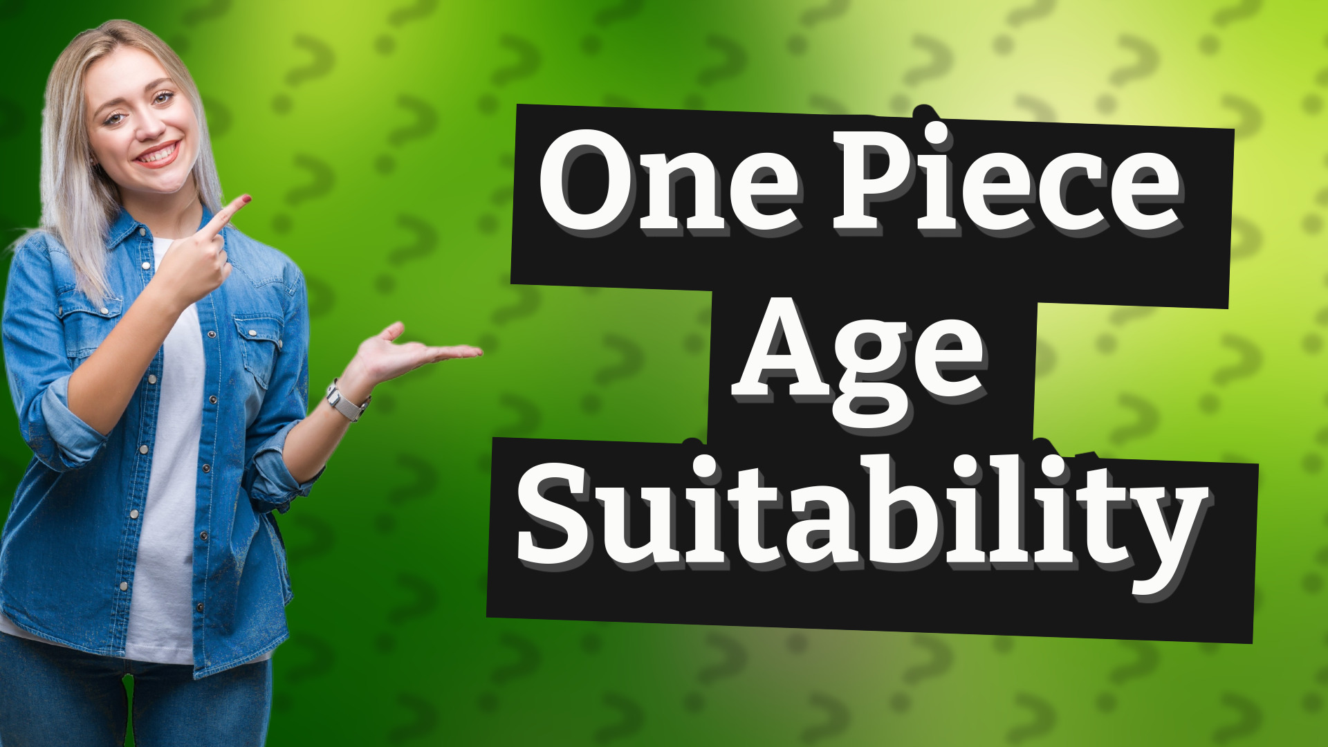 One Piece Age Suitability