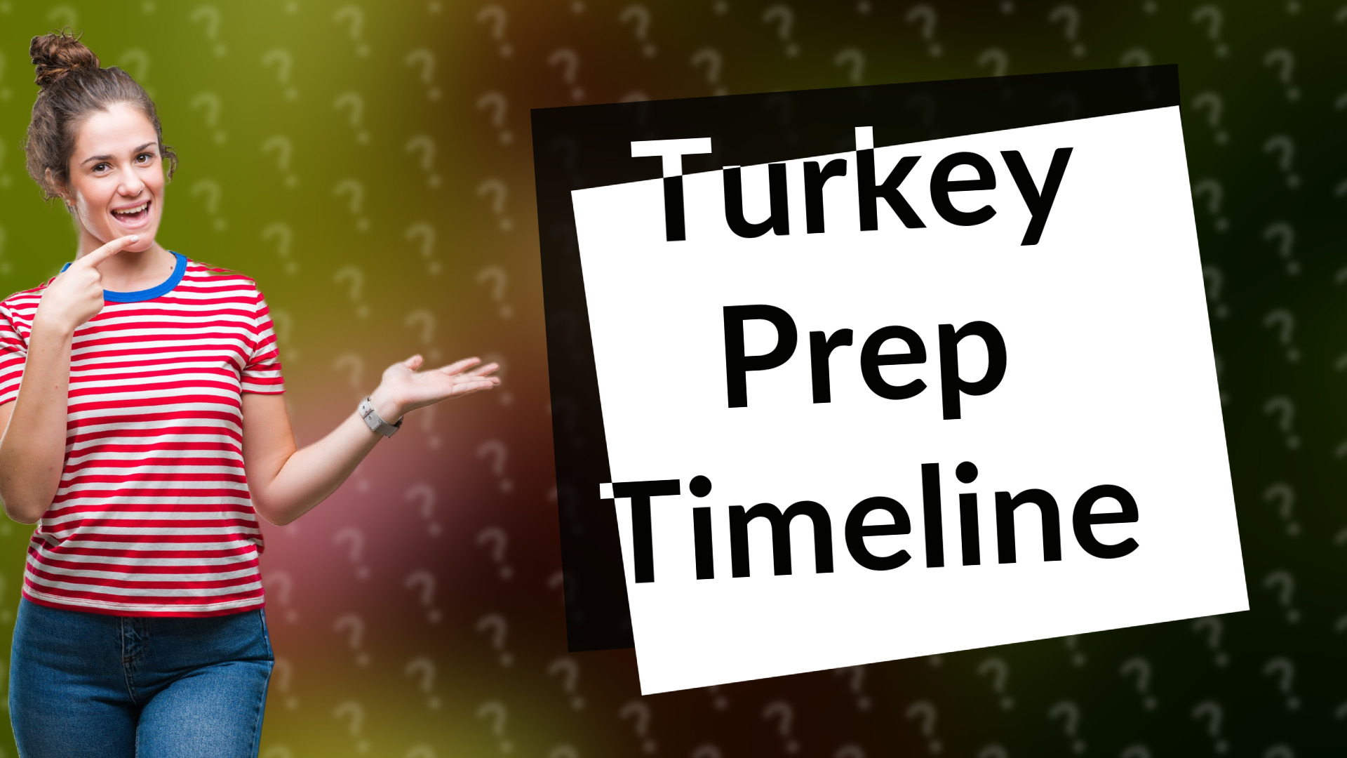 Turkey Prep Timeline