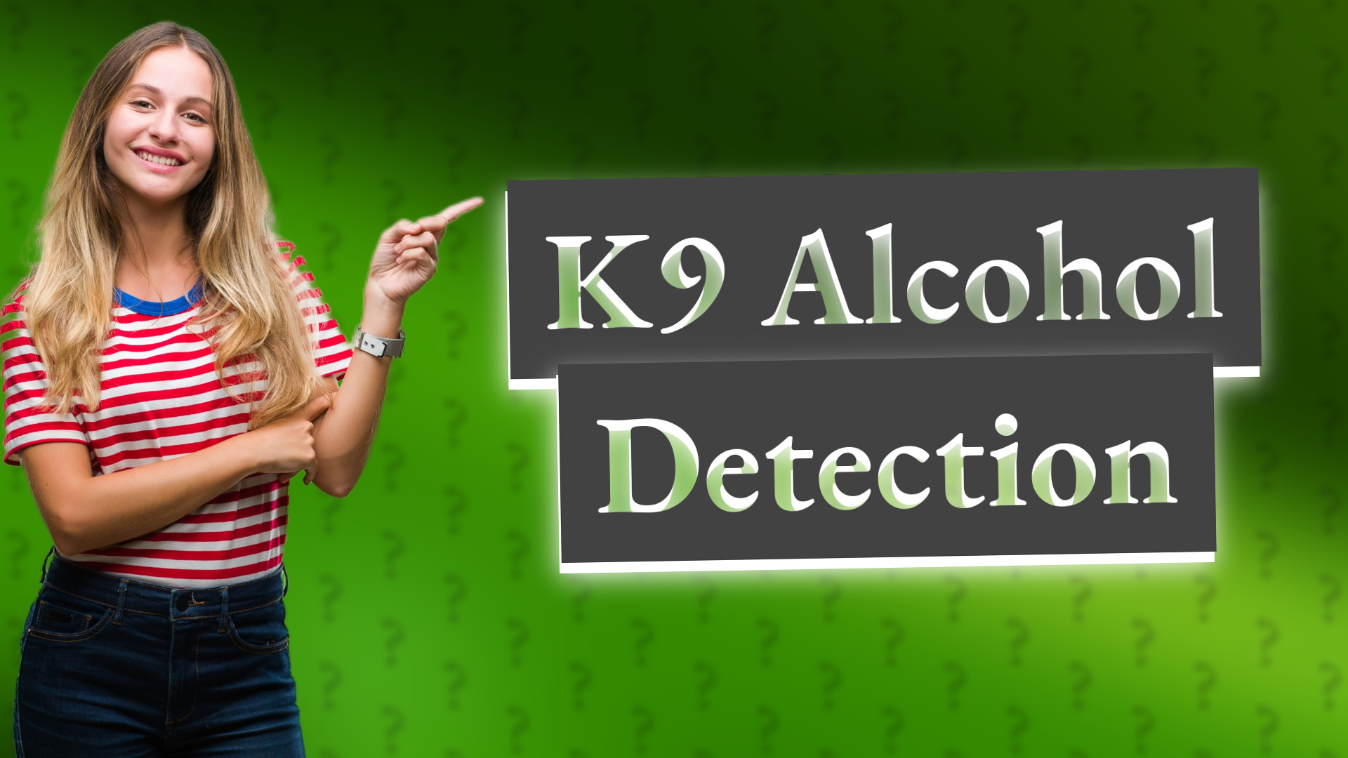 K9 Alcohol Detection