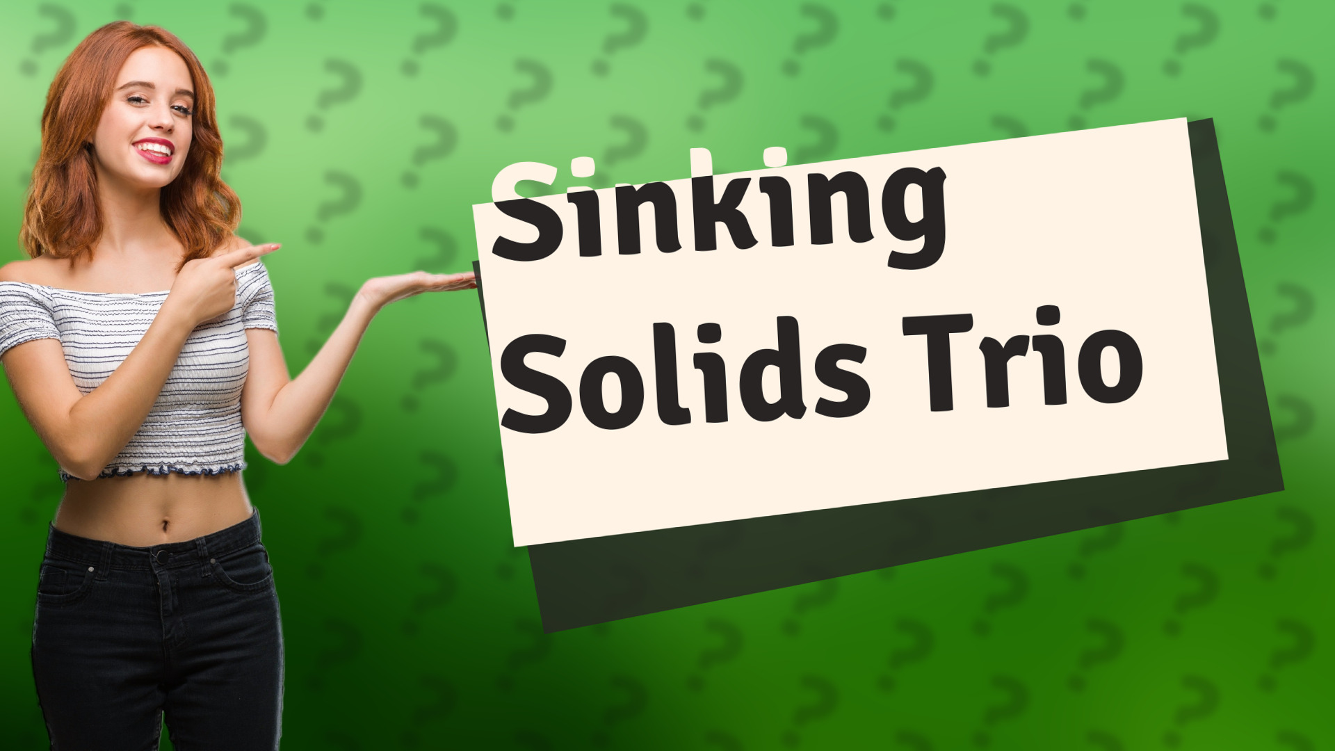 Sinking Solids Trio