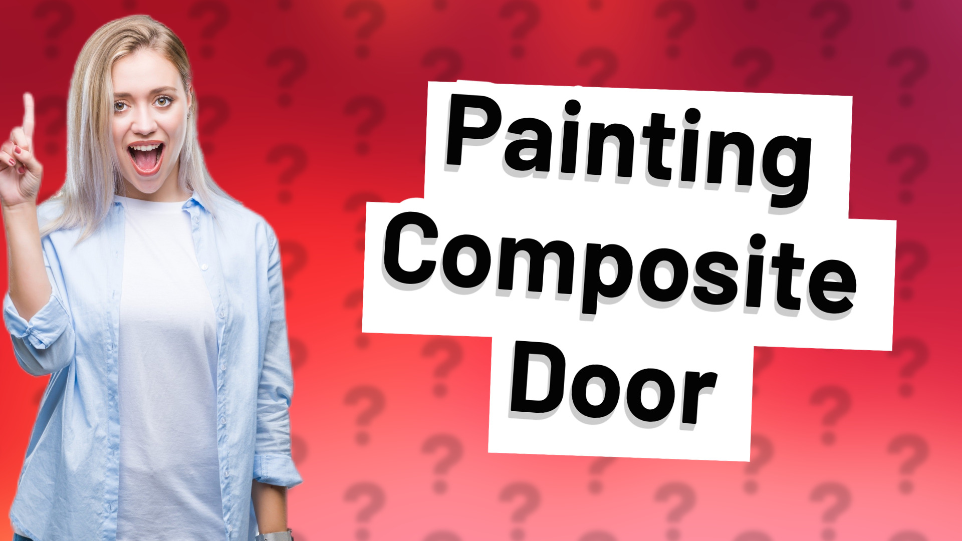 Painting Composite Door