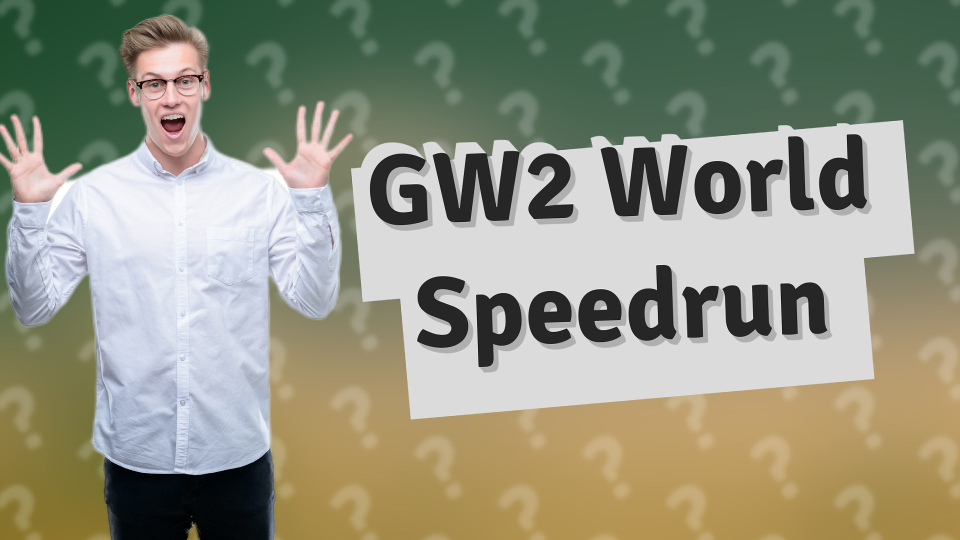 GW2 World Speedrun
