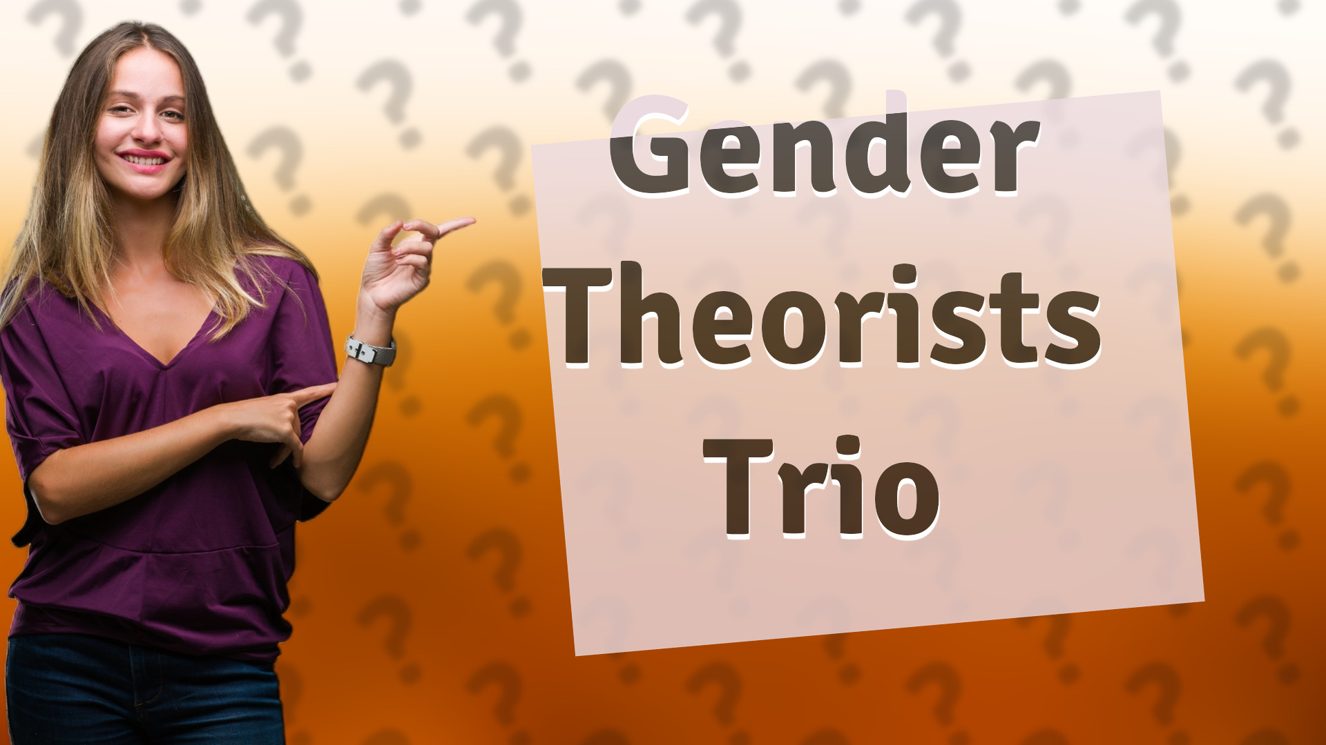 Gender Theorists Trio