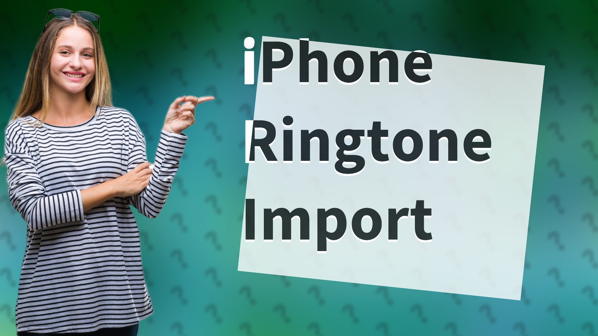 iPhone Ringtone Import
