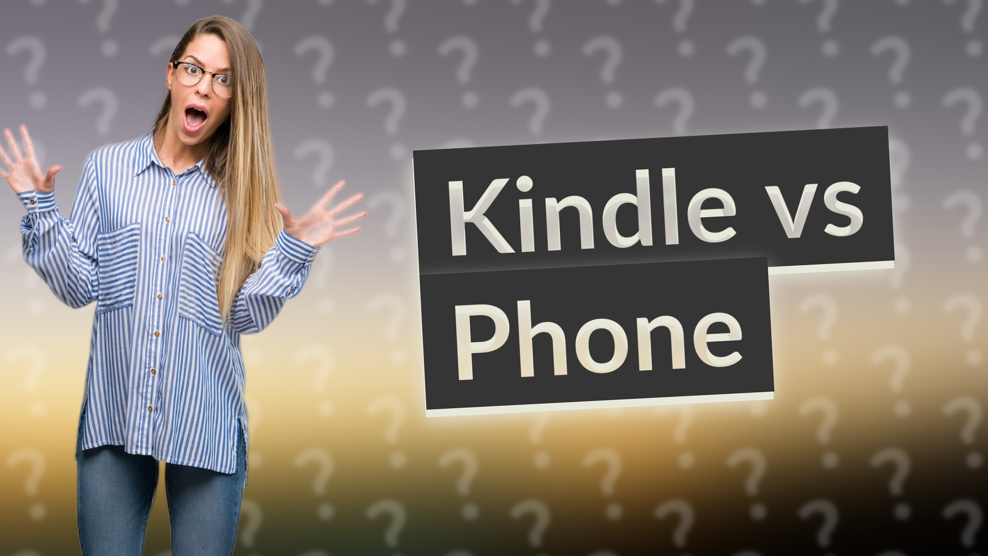 Kindle vs Phone