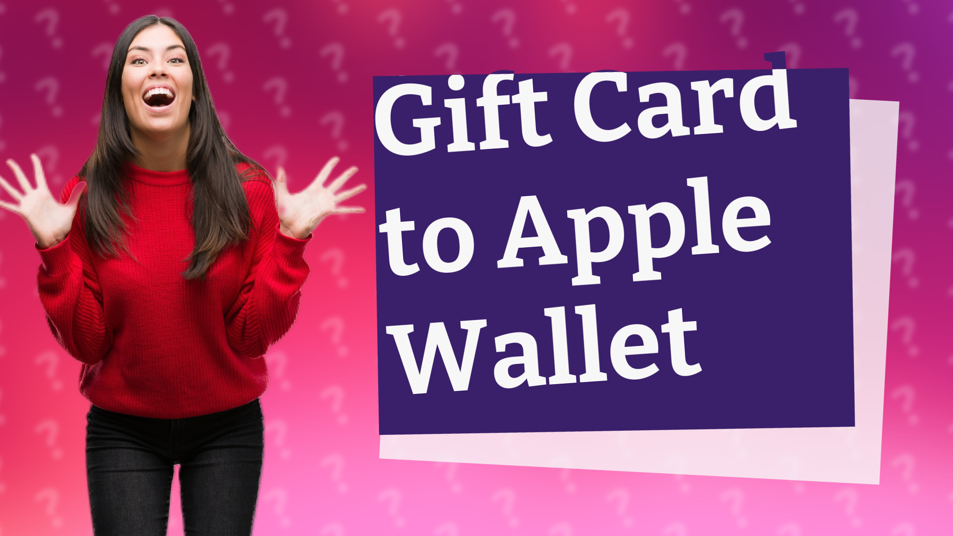 Gift Card to Apple Wallet