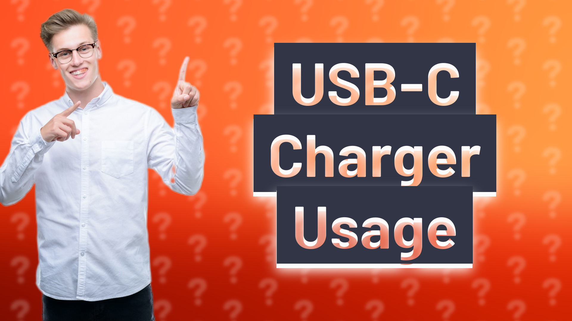 USB-C Charger Usage