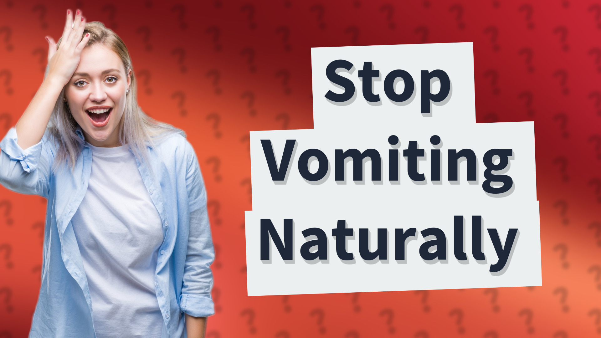 Stop Vomiting Naturally