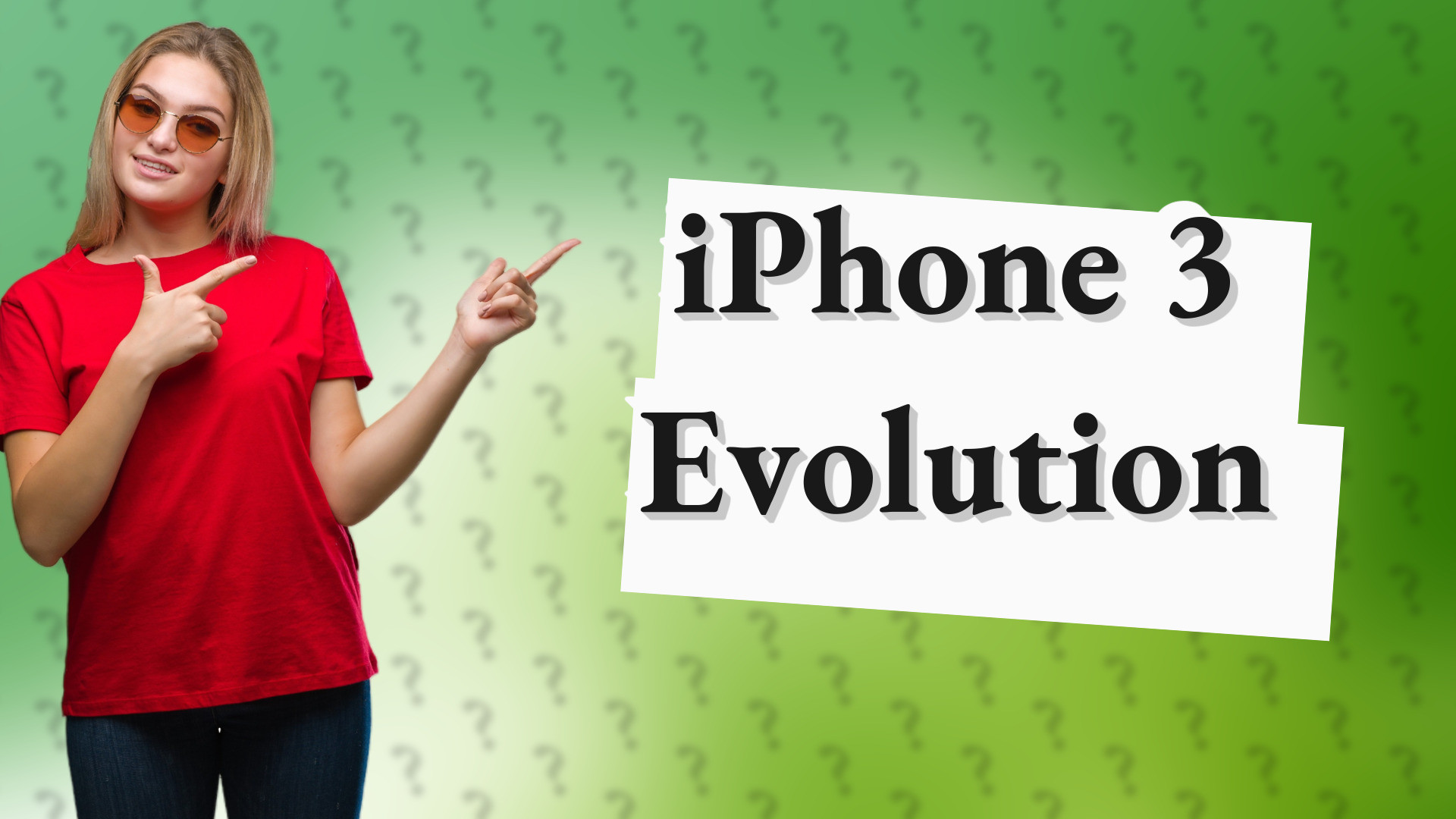 iPhone 3 Evolution