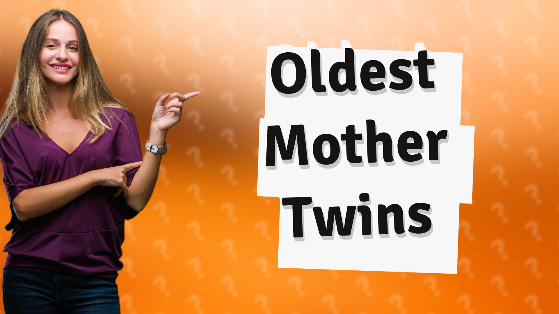 Oldest Mother Twins