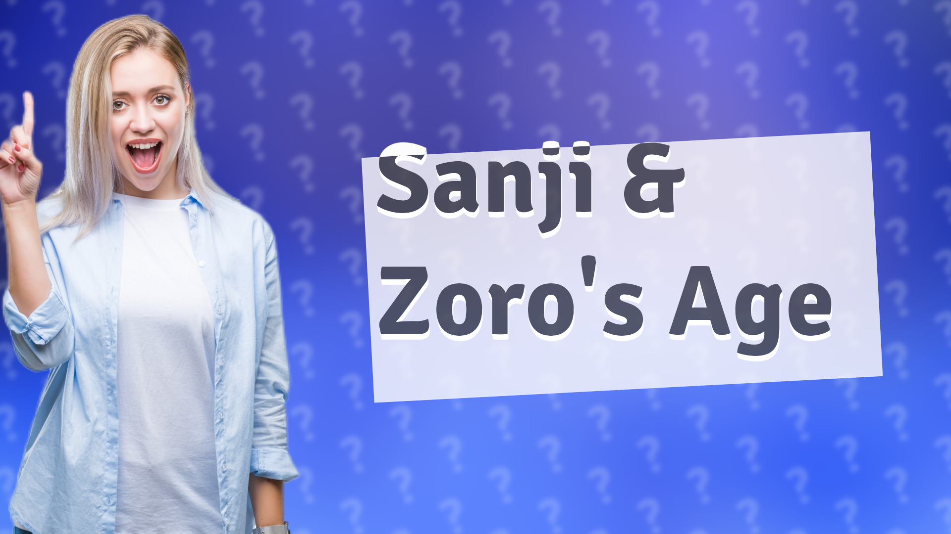 Sanji & Zoro's Age