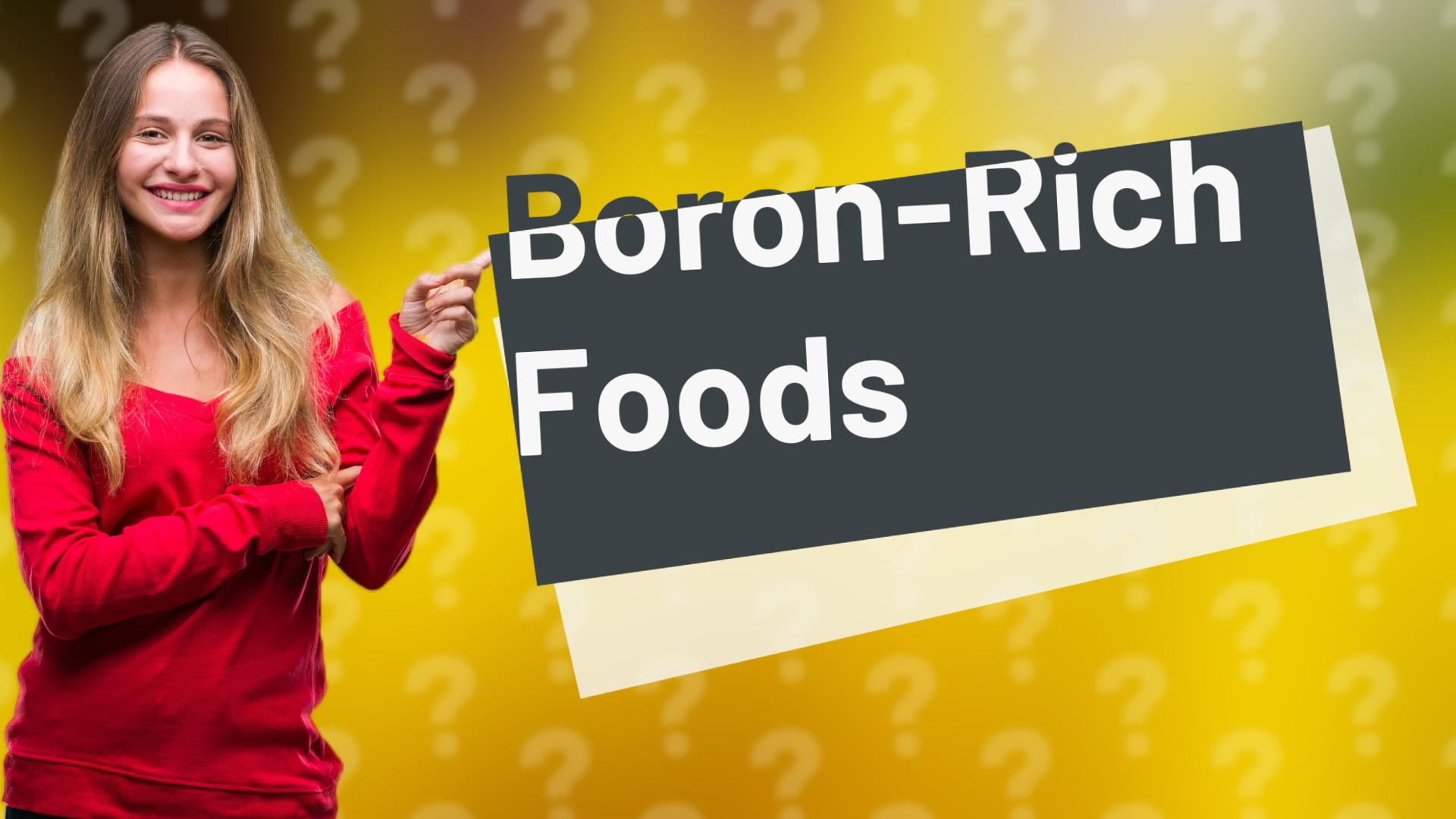 Boron-Rich Foods