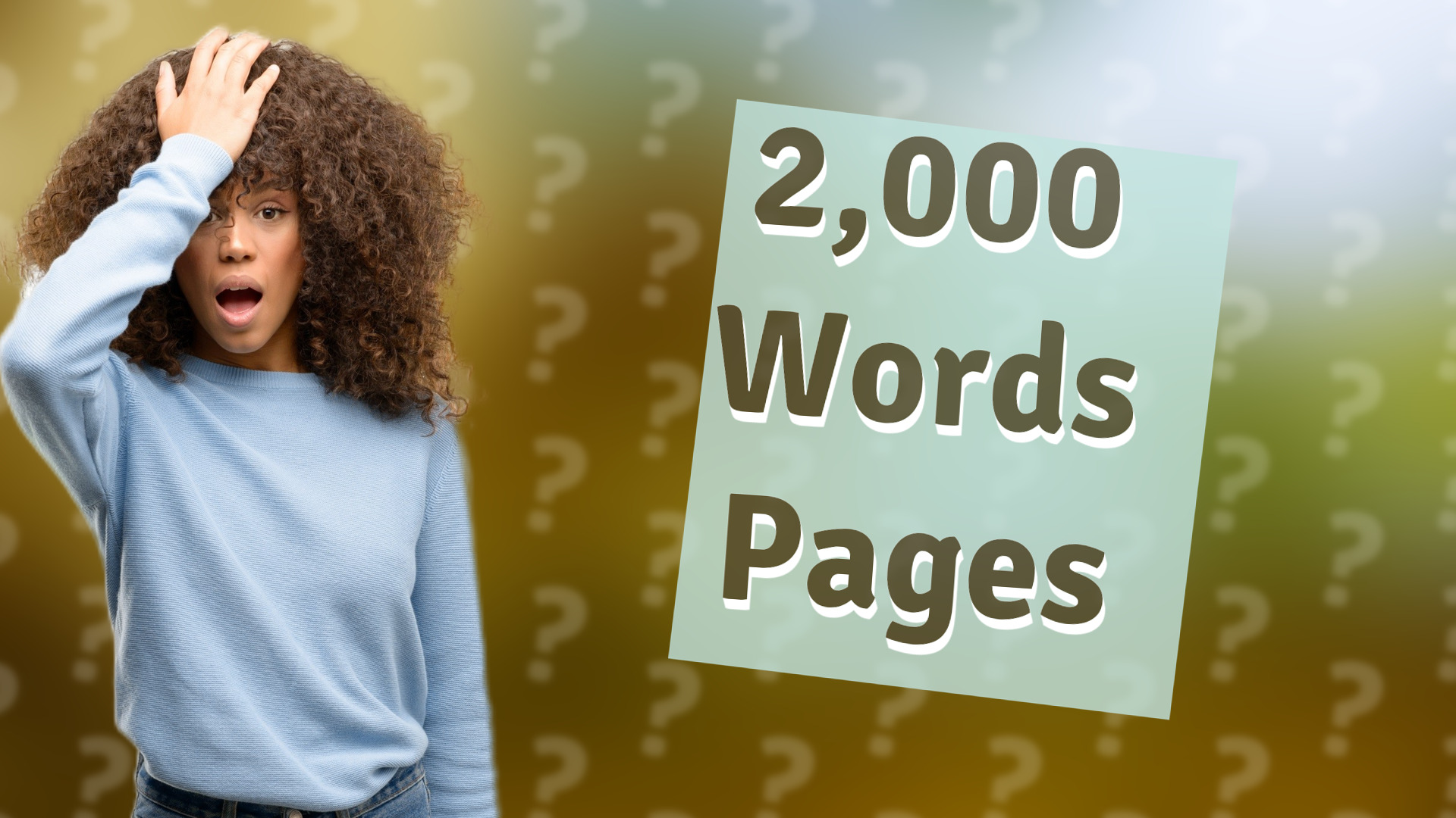 2,000 Words Pages