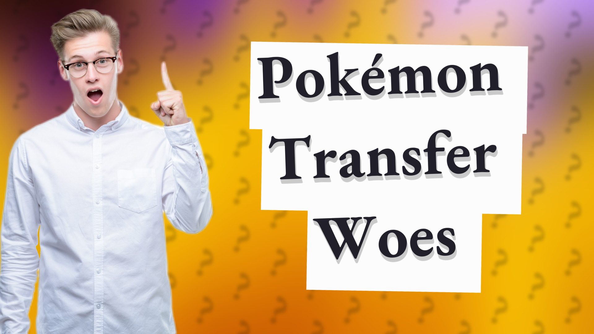 Pokémon Transfer Woes