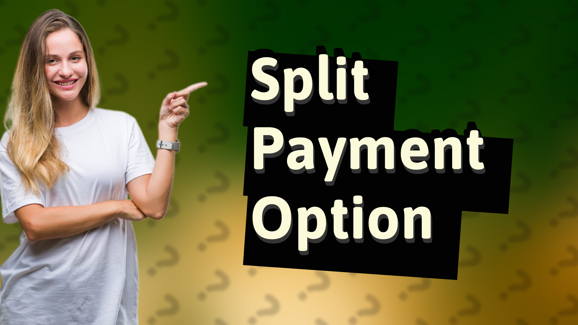 Split Payment Option