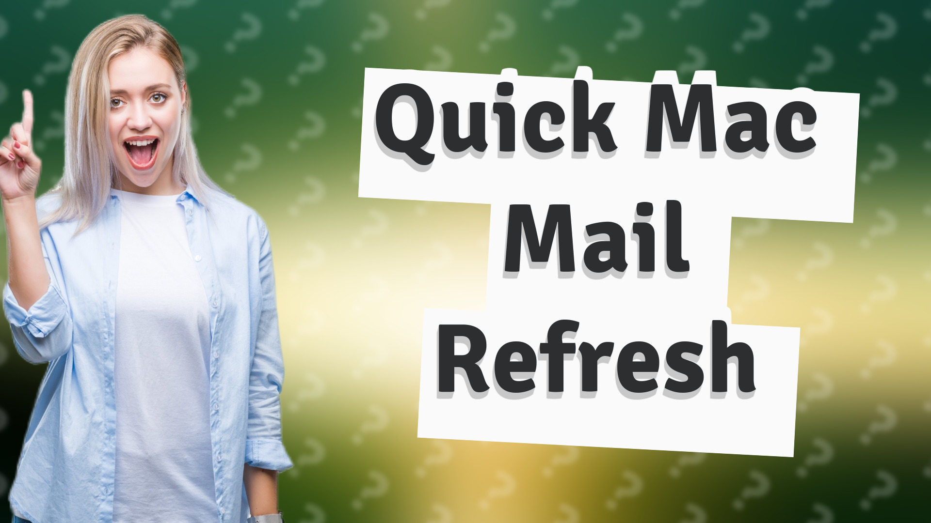 Quick Mac Mail Refresh