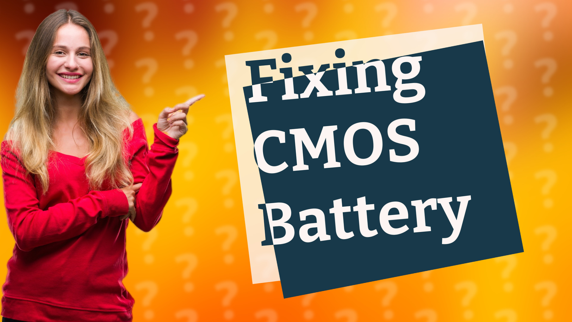 Fixing CMOS Battery