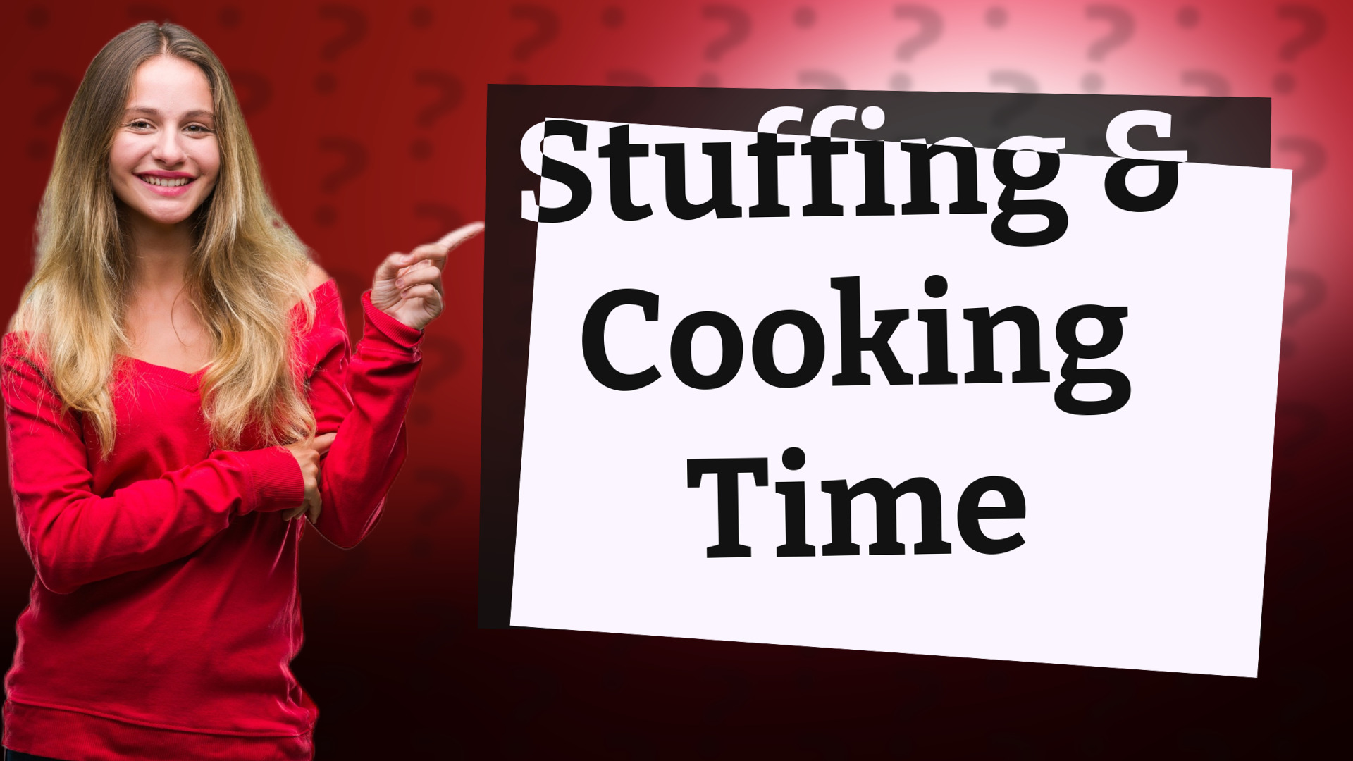 Stuffing & Cooking Time
