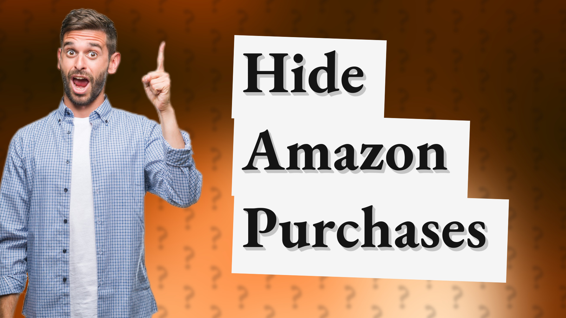 Hide Amazon Purchases