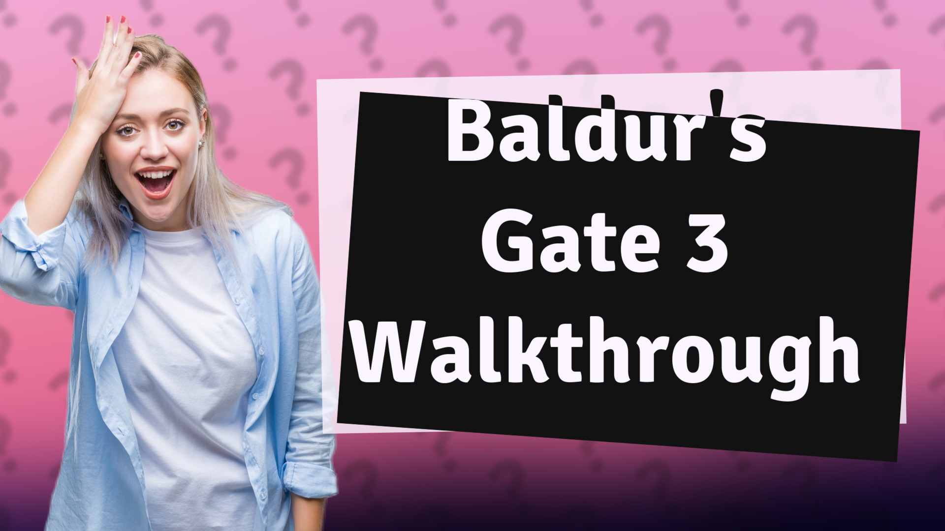 Baldur's Gate 3 Walkthrough
