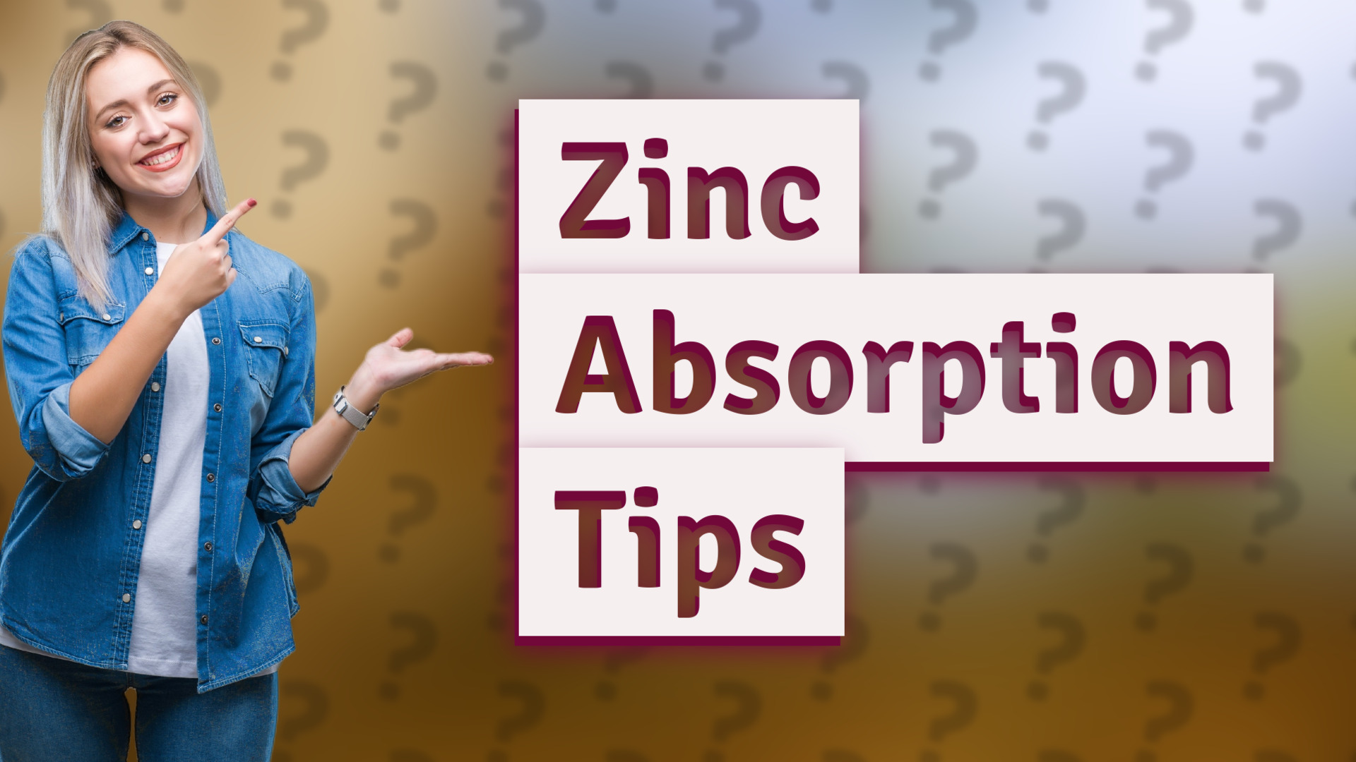 Zinc Absorption Tips