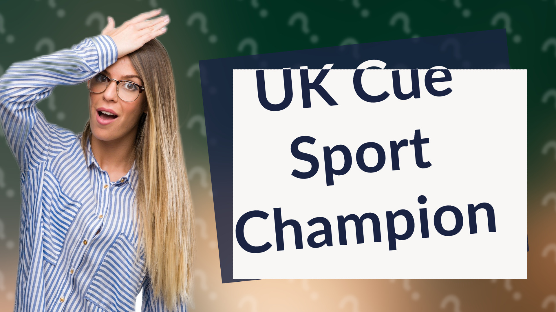 UK Cue Sport Champion