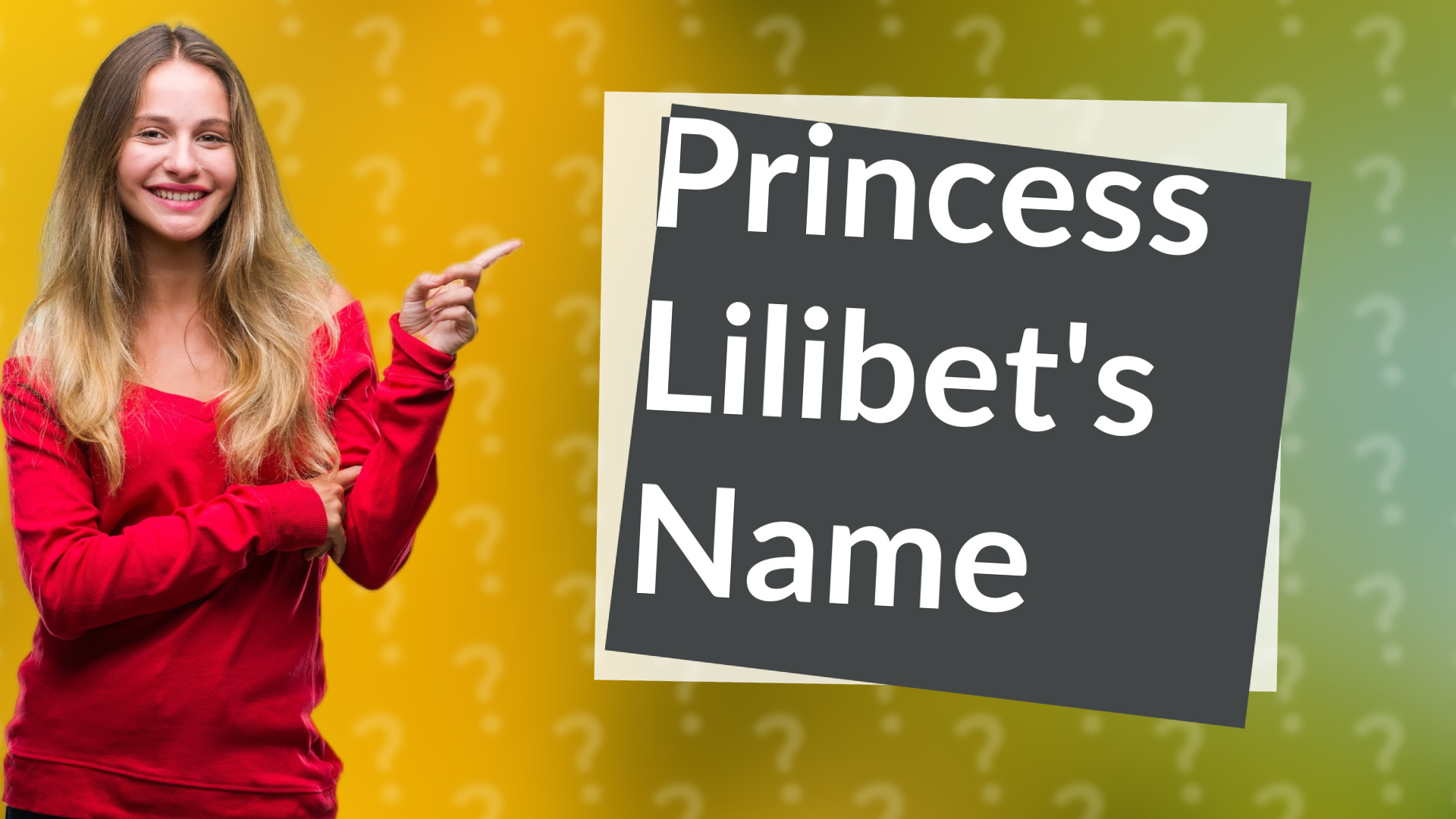 Princess Lilibet's Name