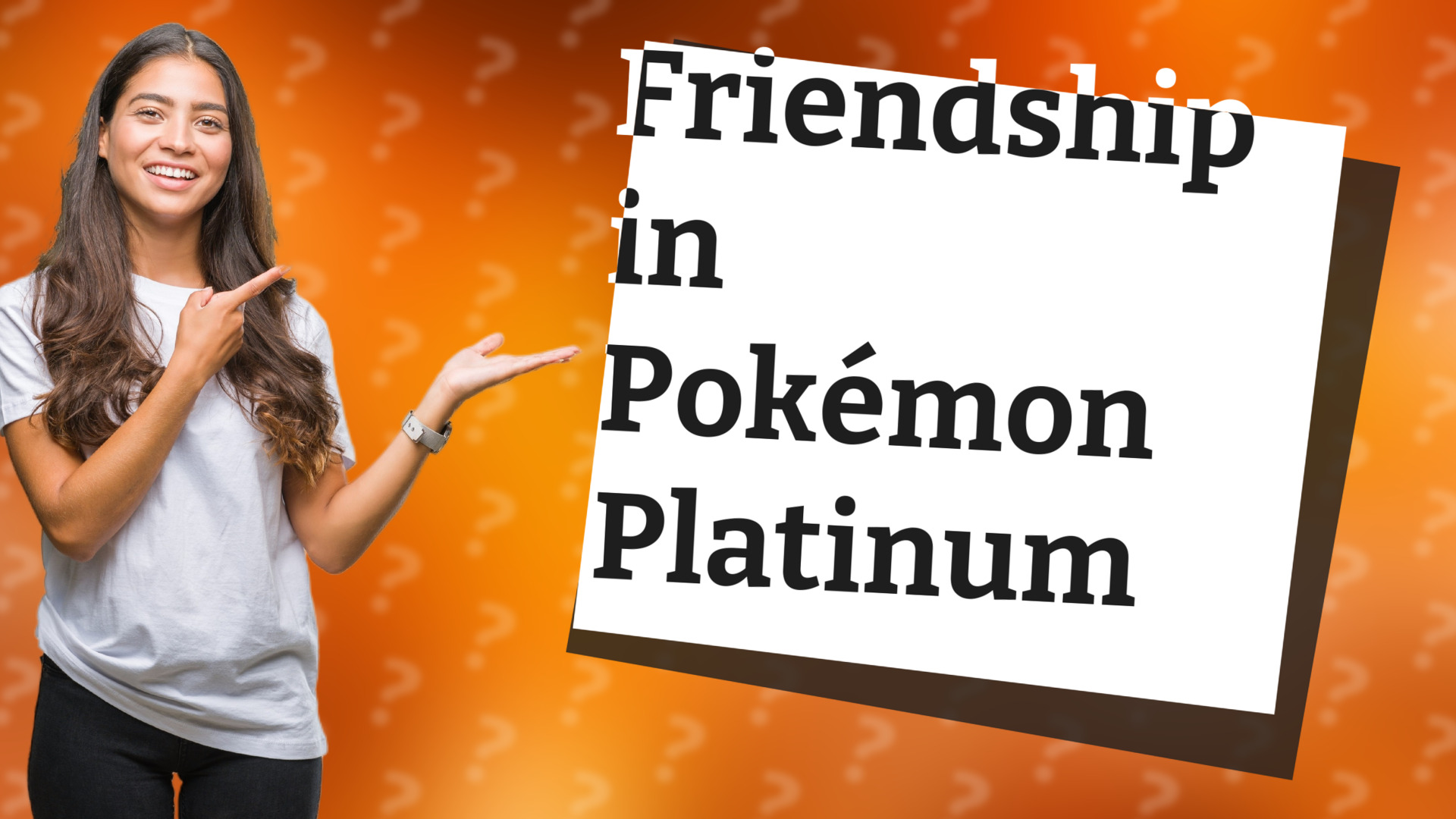 Friendship in Pokémon Platinum