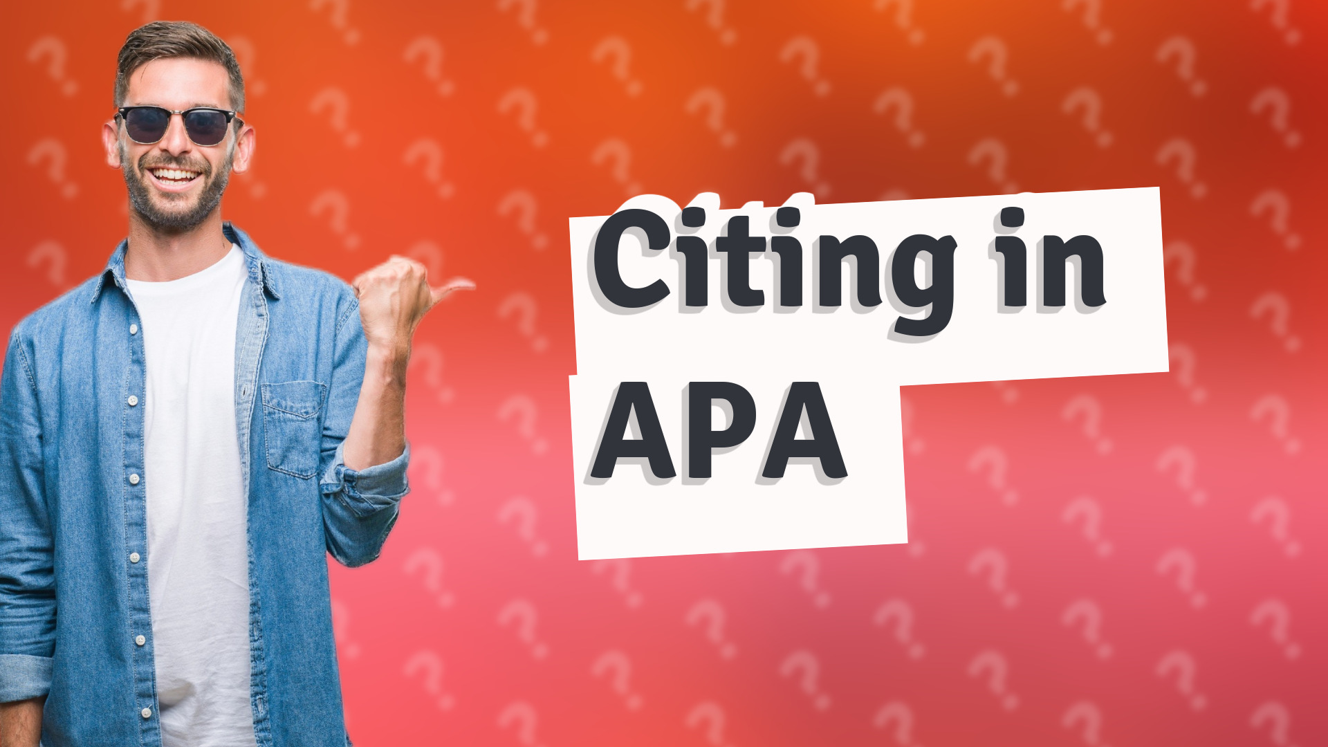 Citing in APA