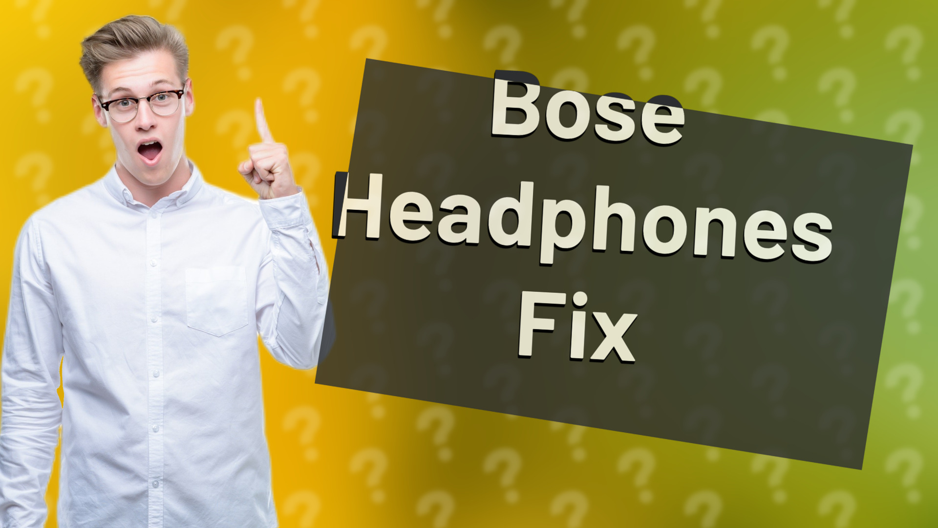 Bose Headphones Fix