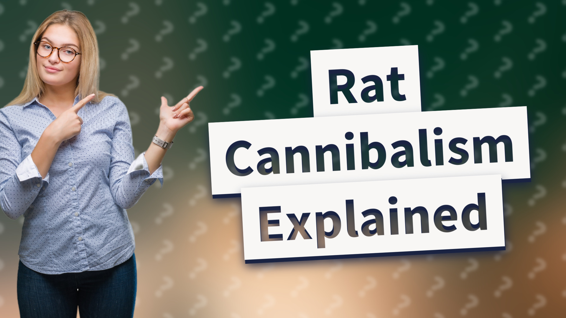 Rat Cannibalism Explained
