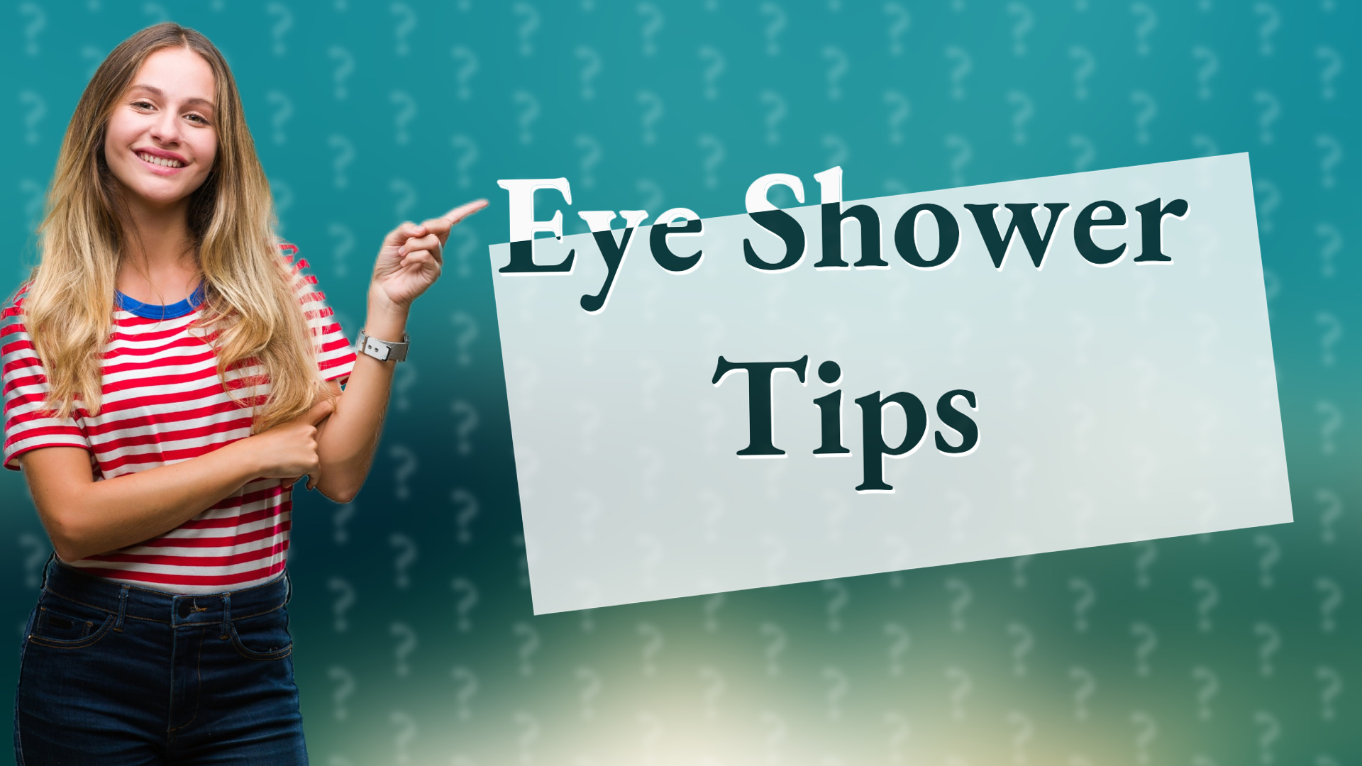 Eye Shower Tips
